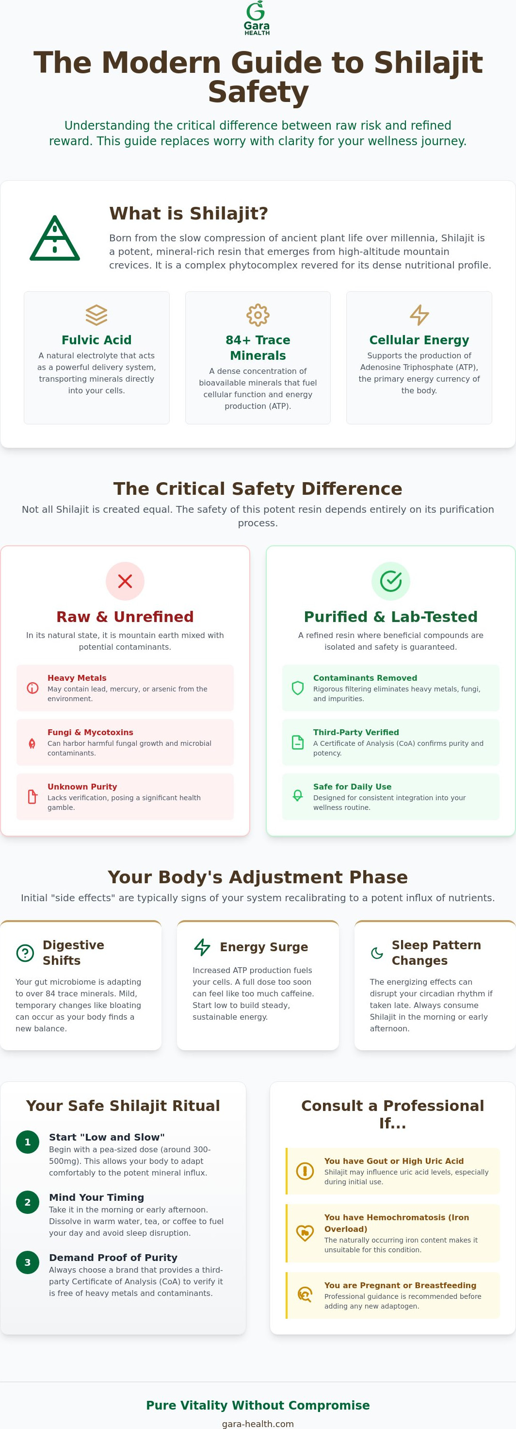 Shilajit side effects