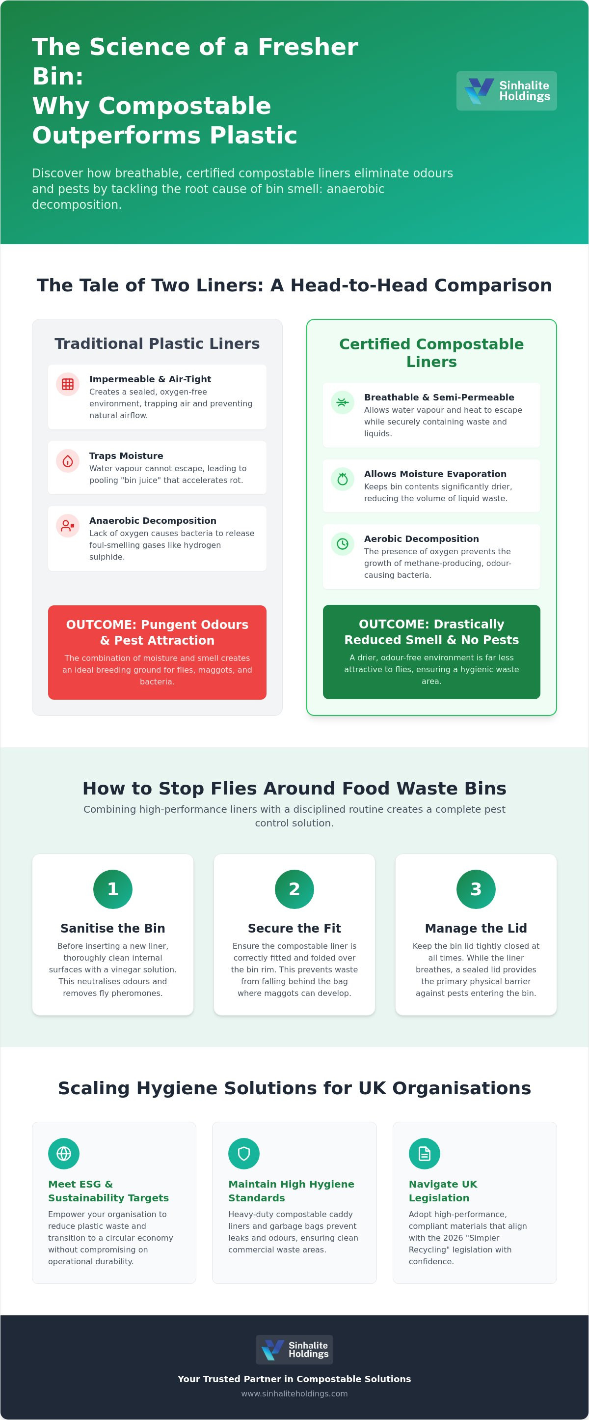 Do compostable bags reduce bin smell