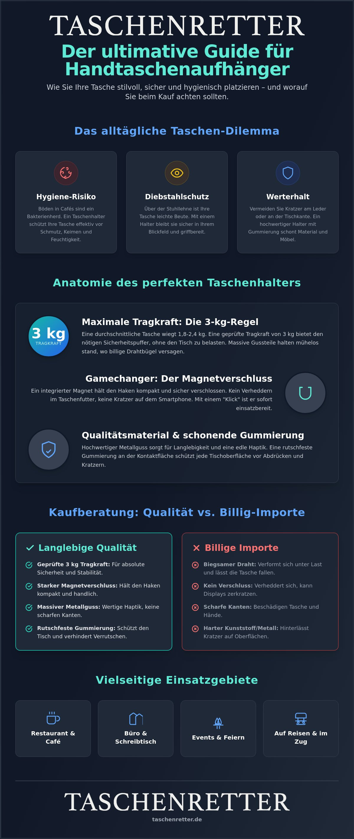 Handtaschenaufhänger kaufen