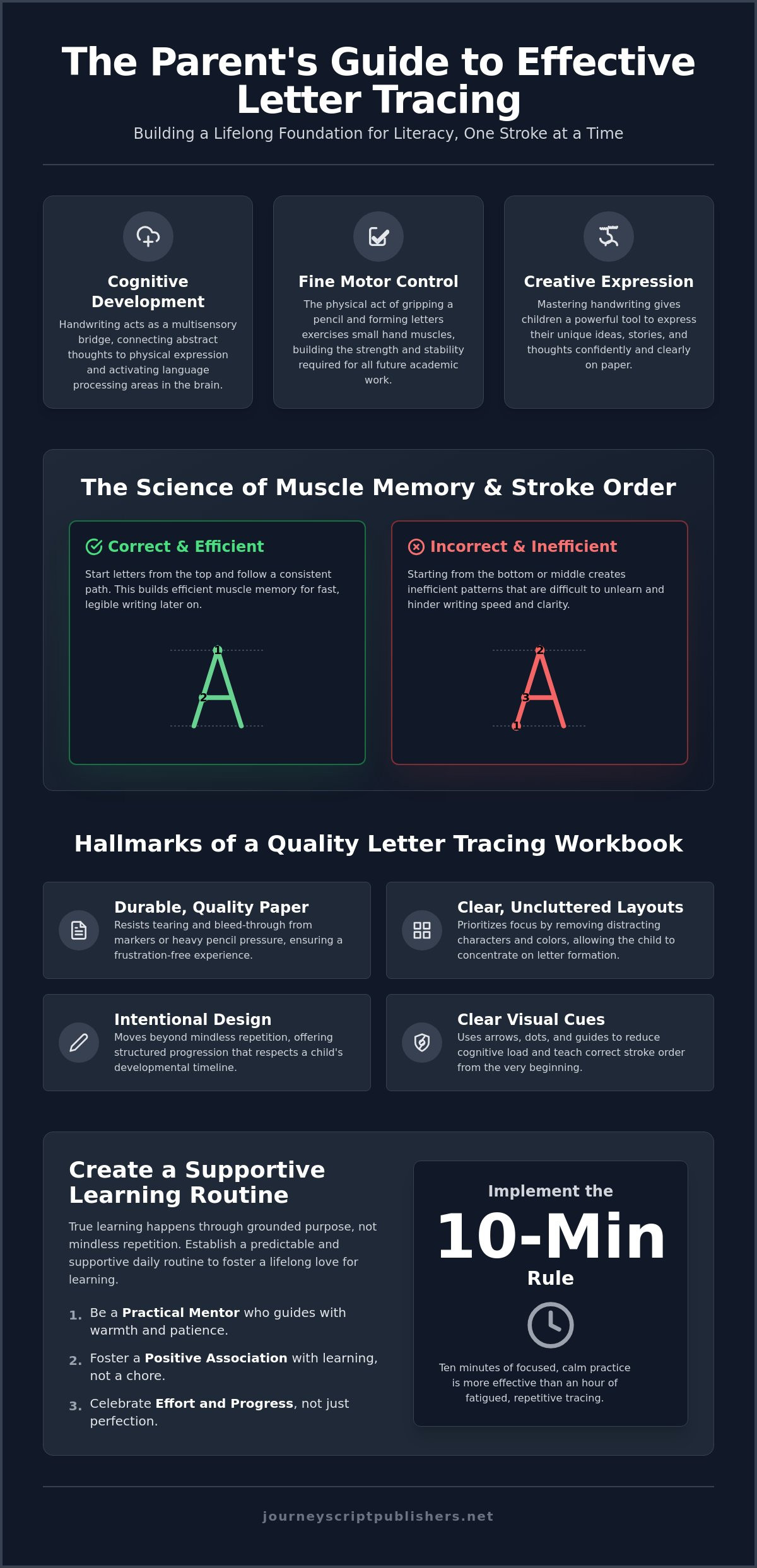 Letter tracing workbook preschool