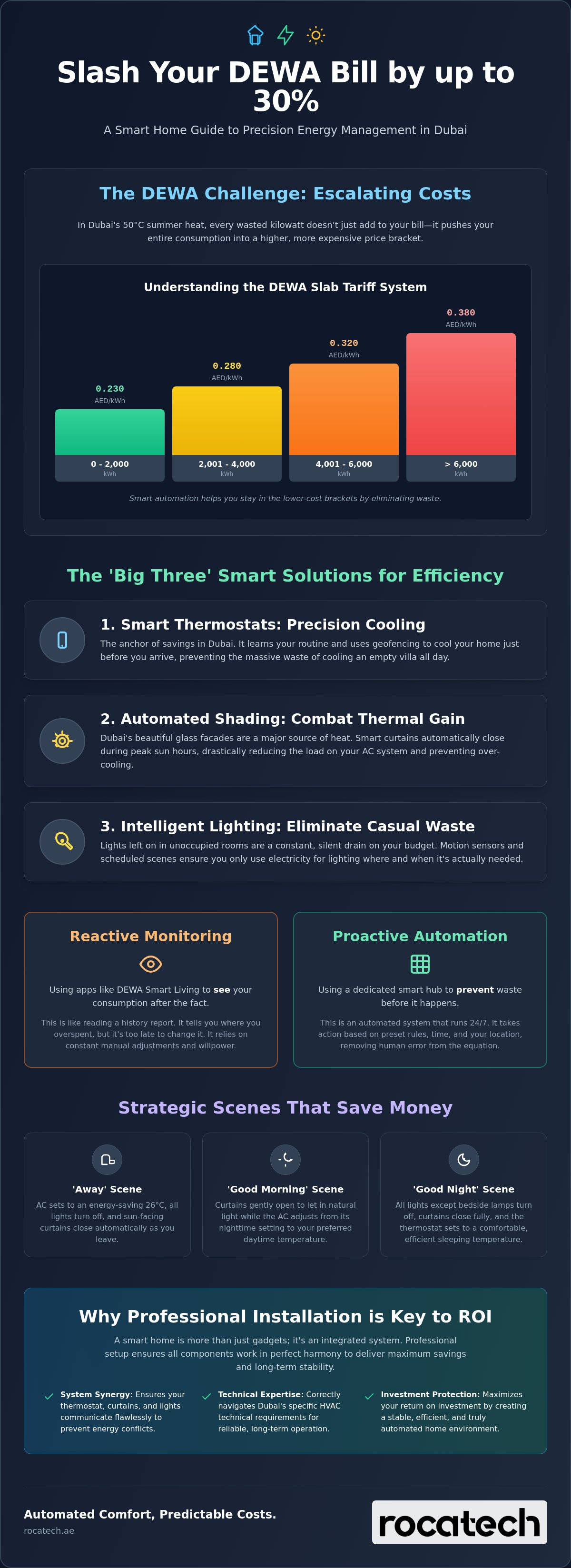 Reduce electricity bill with smart home dubai