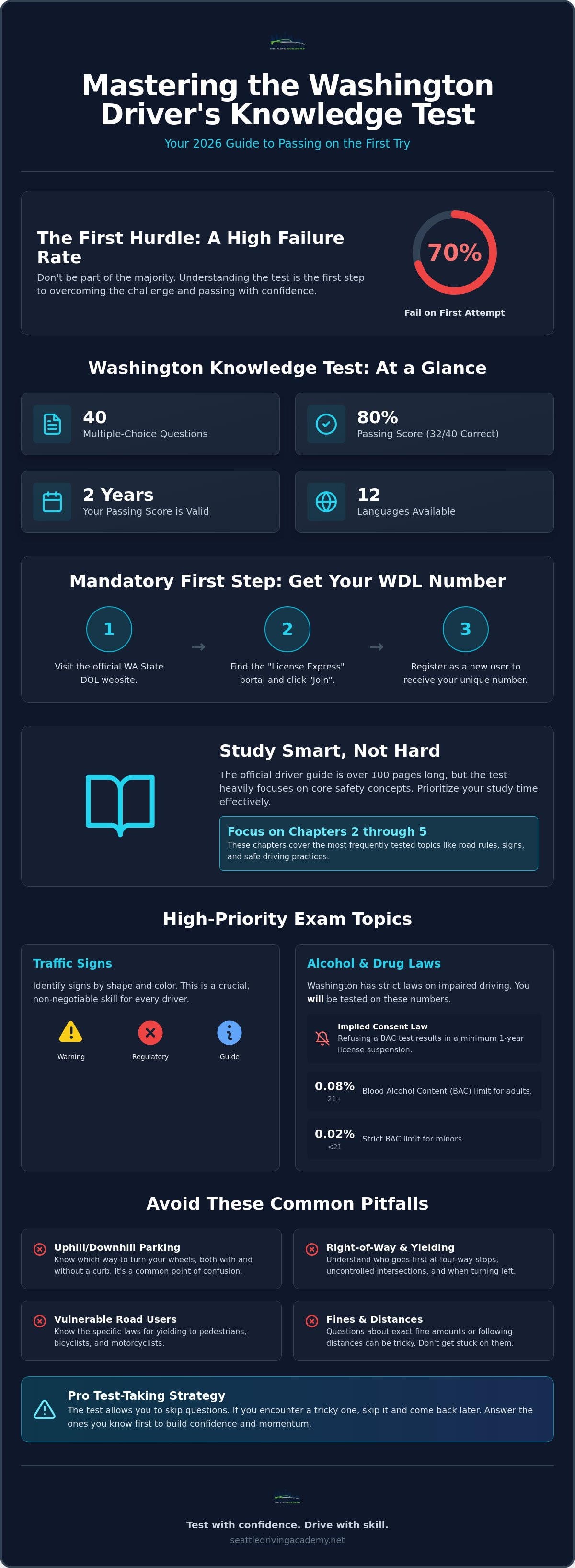 What to expect on washington knowledge test