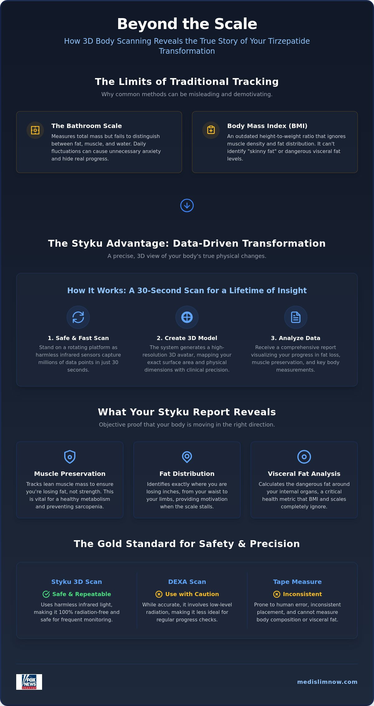 Tracking tirzepatide results with styku