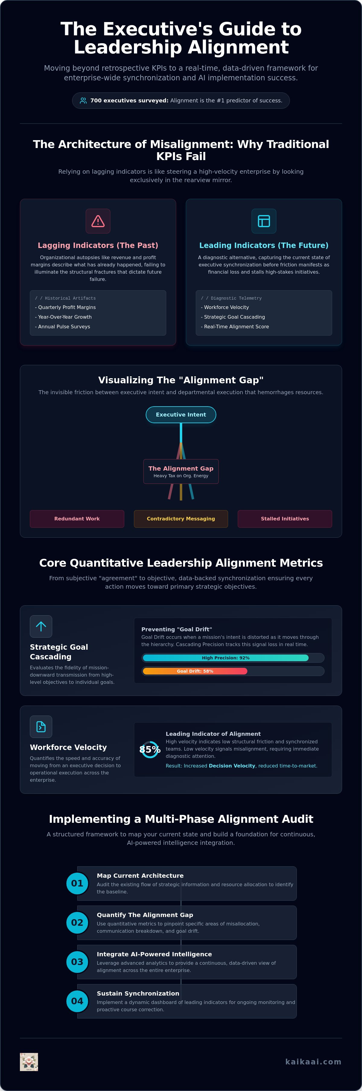 Leadership alignment metrics