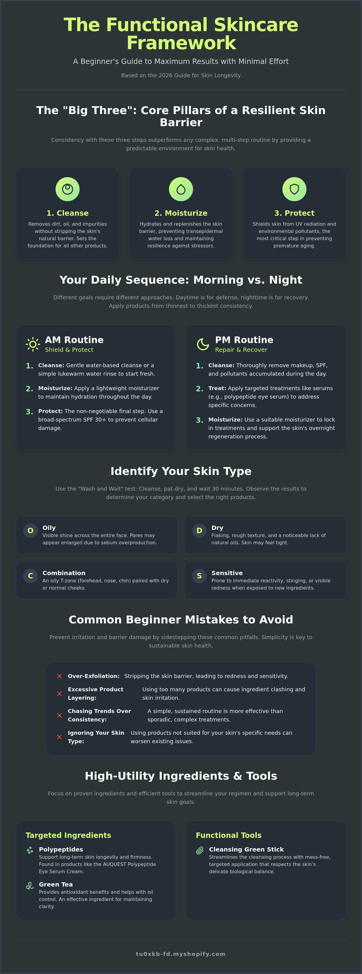 A simple skincare routine for beginners