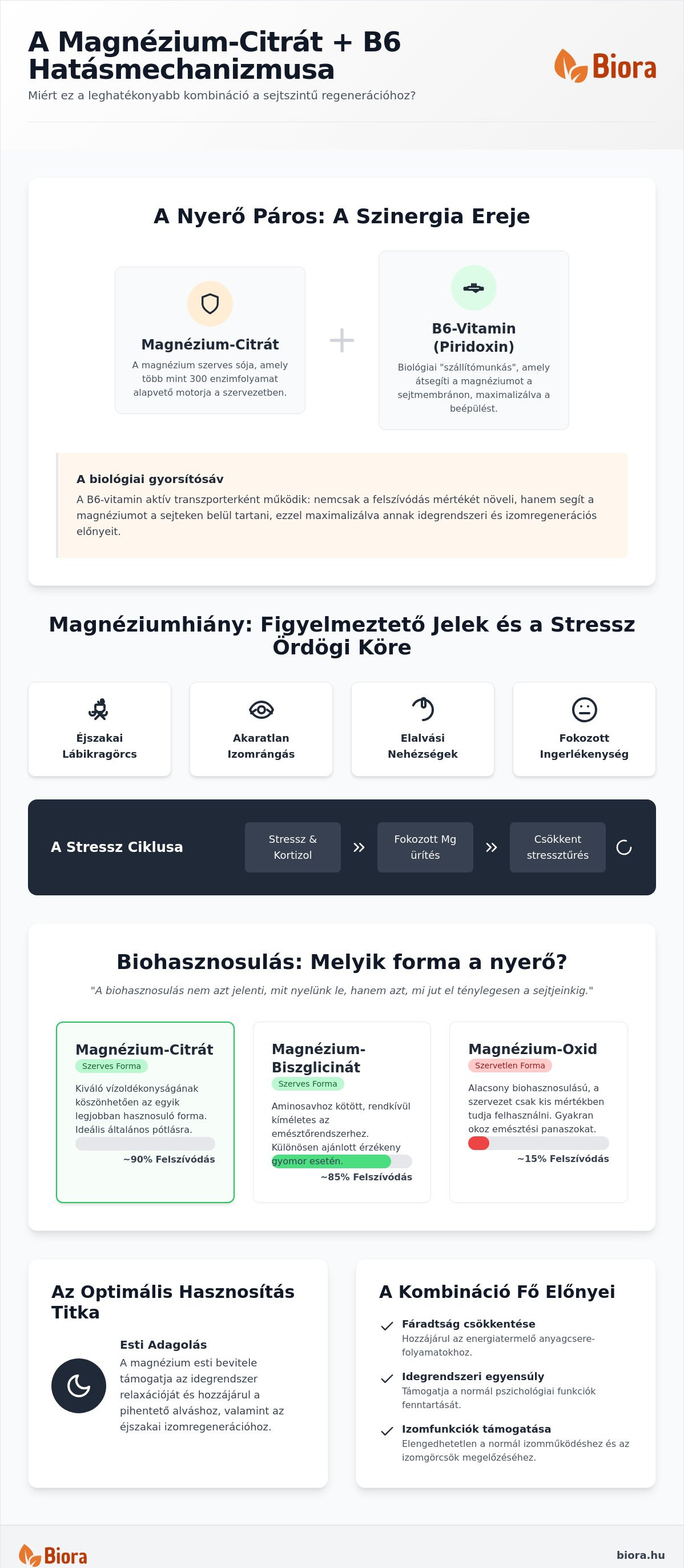 Magnézium citrát b6 vitamin hatása