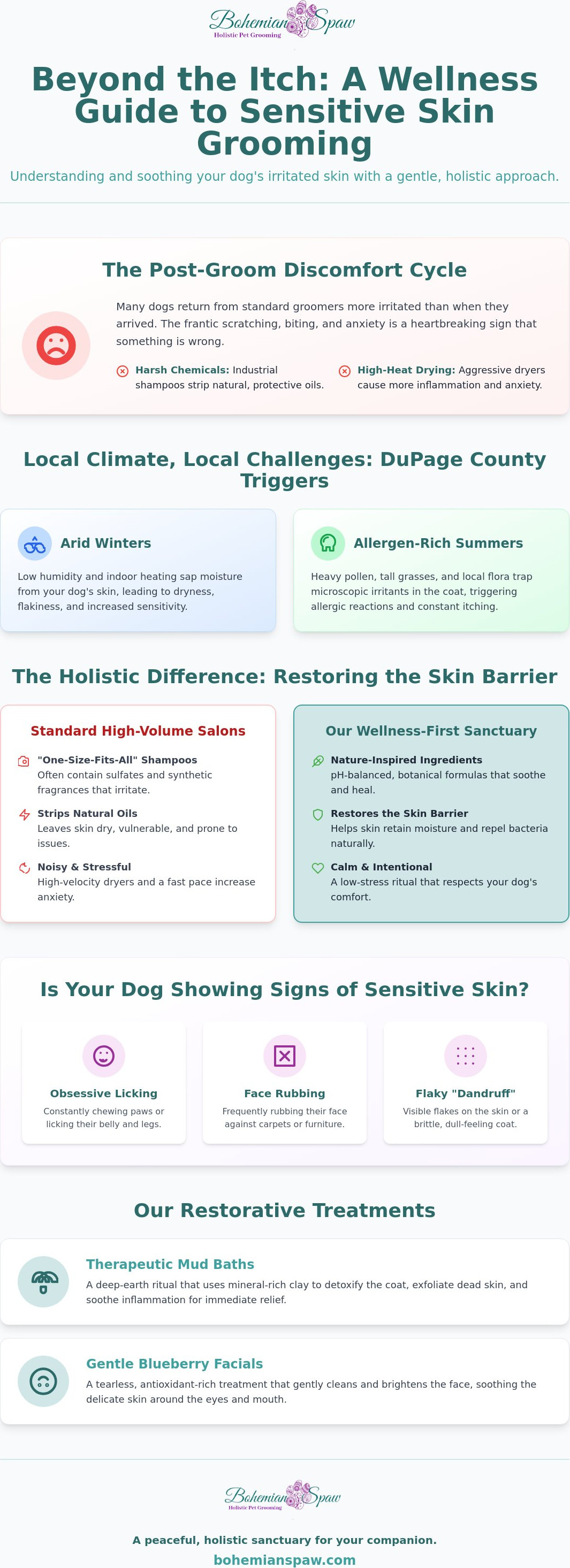 Dog grooming for sensitive skin Warrenville