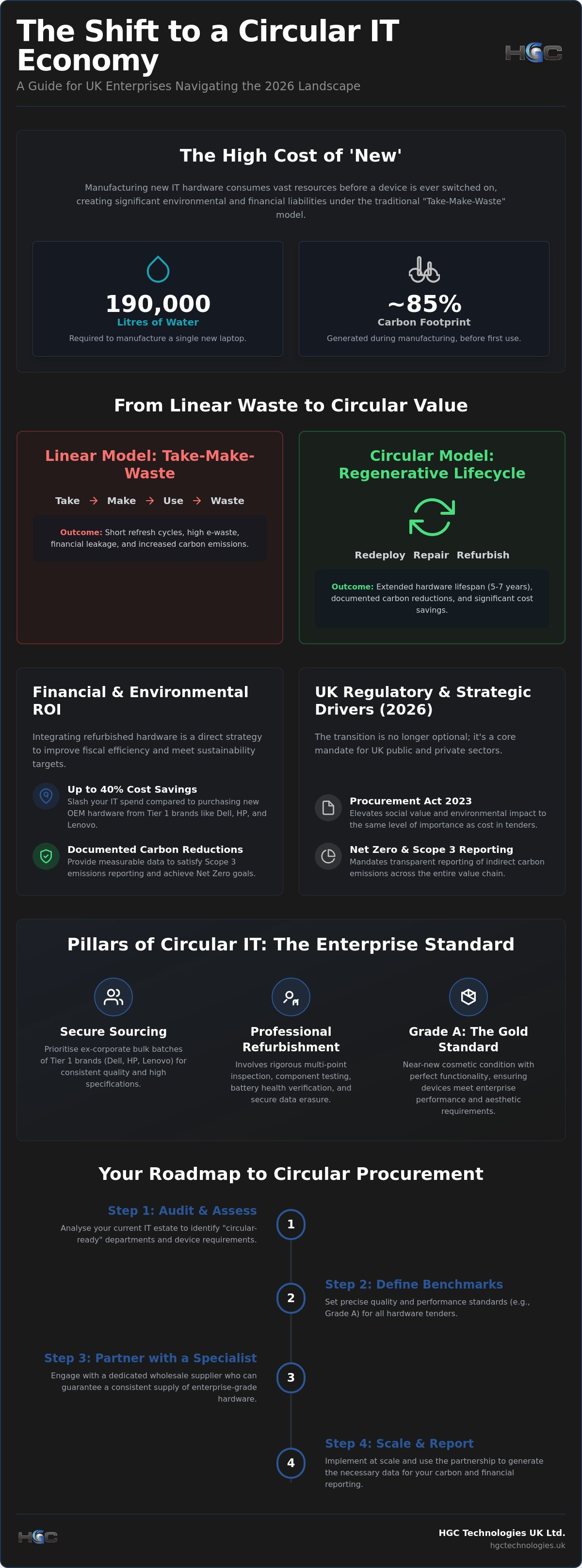 Circular economy IT procurement UK
