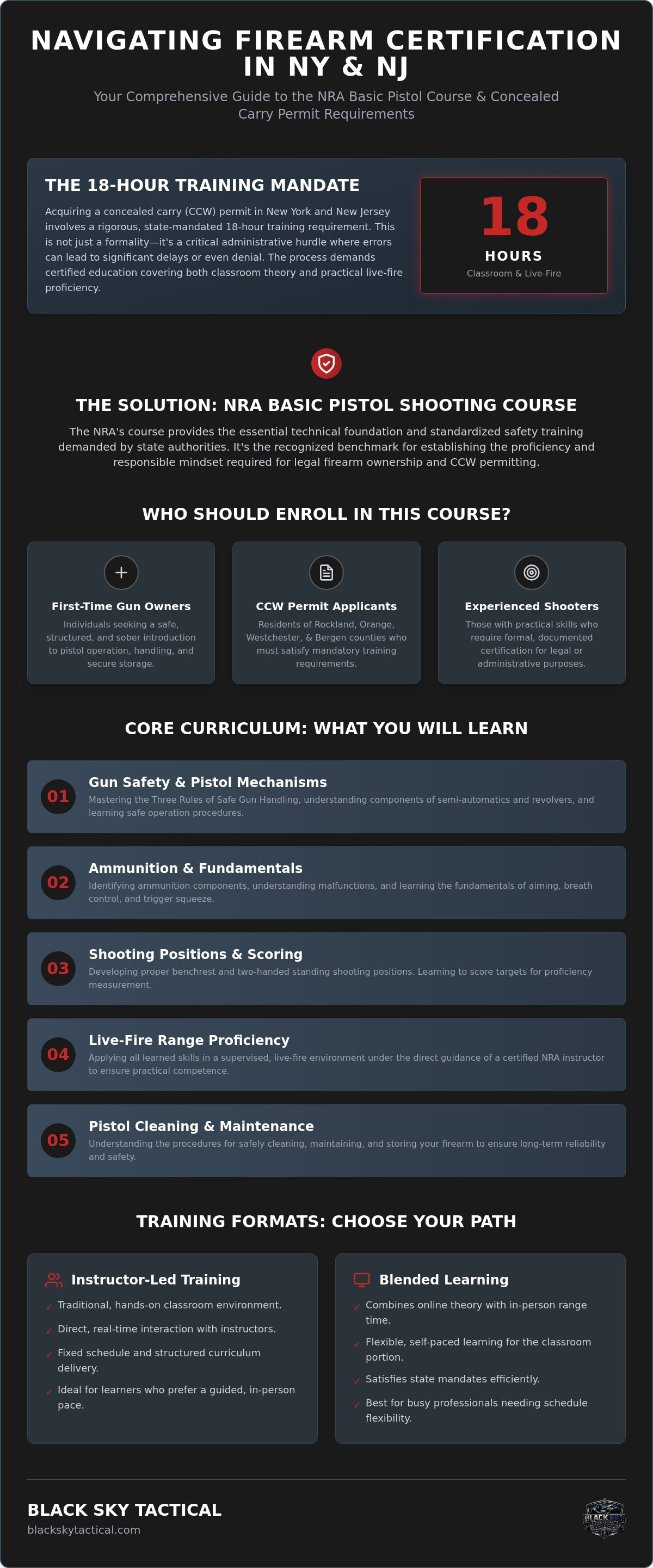 NRA basic pistol shooting course