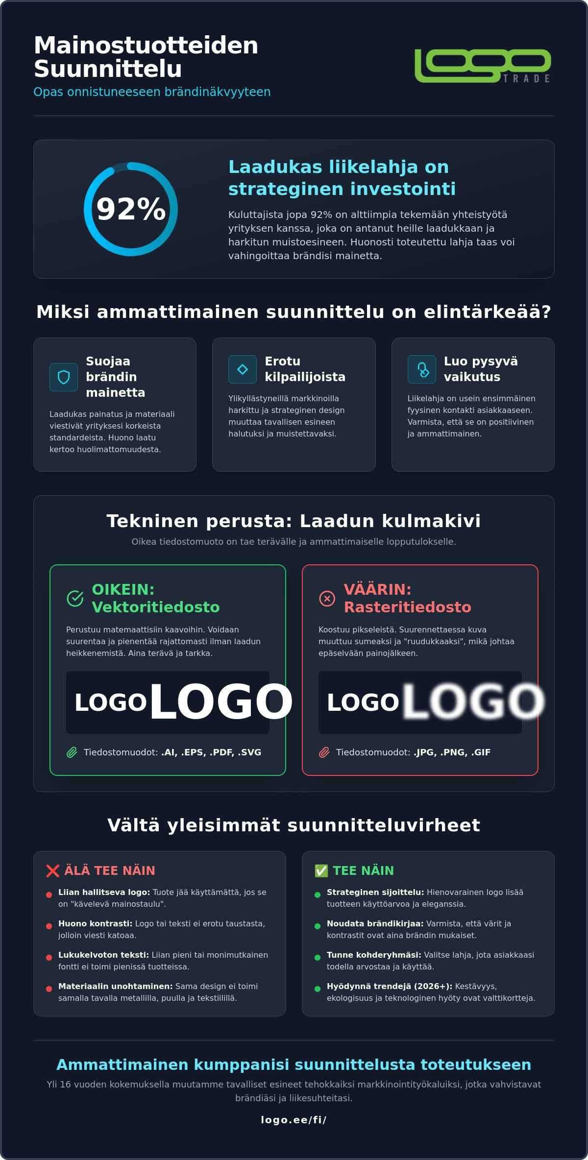 Mainostuotteiden suunnittelu