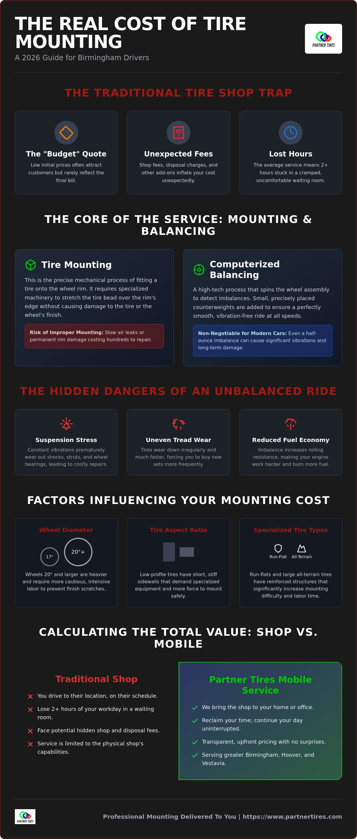 Tire mounting cost birmingham al