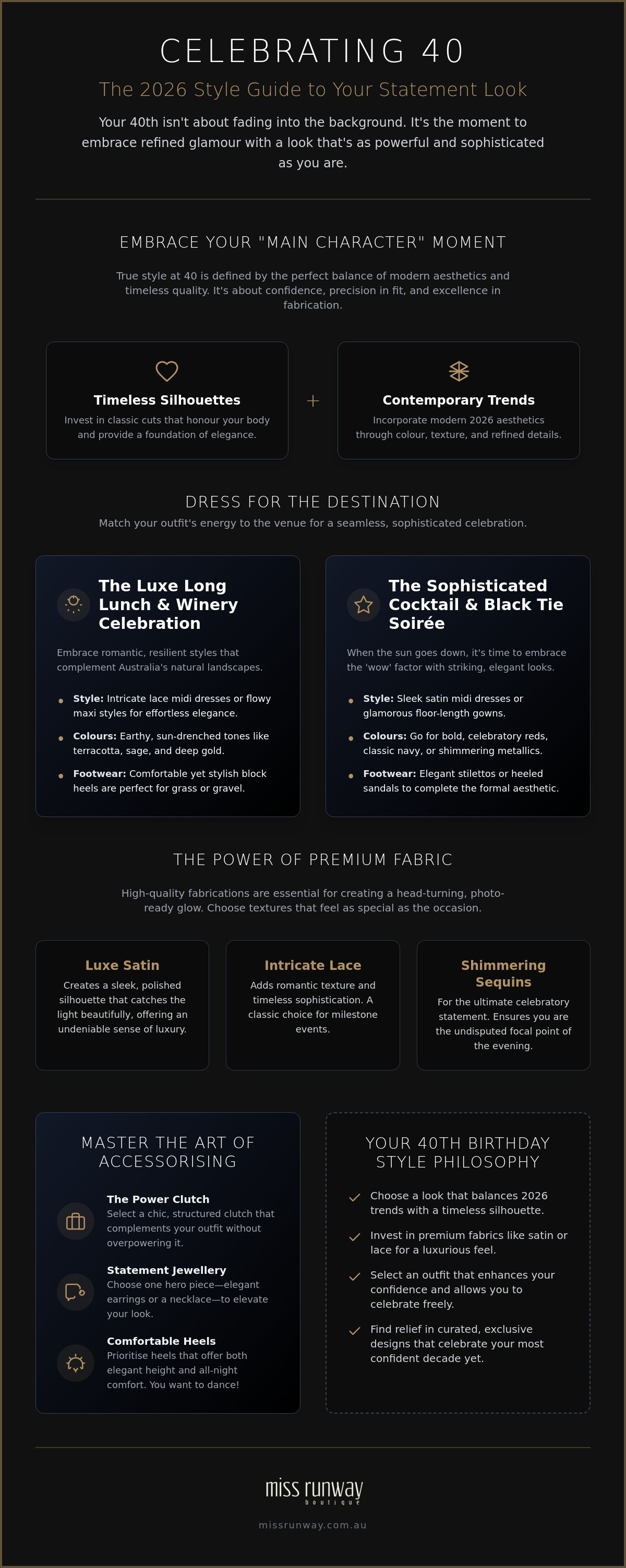 40th birthday party outfit ideas