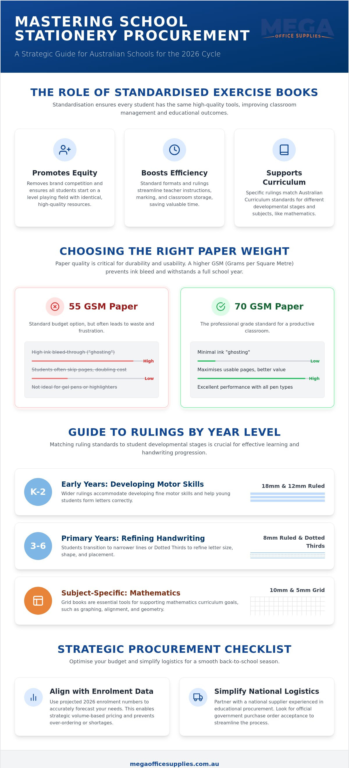 Bulk exercise books for schools