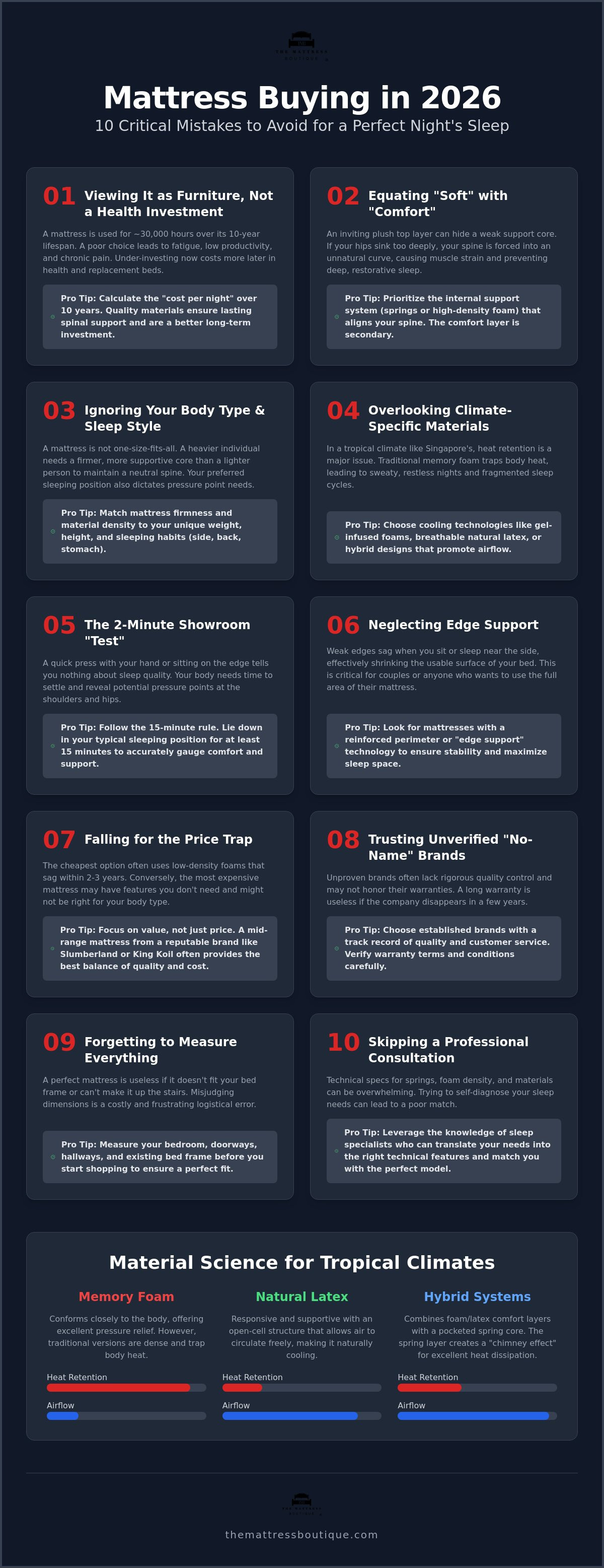 Mattress buying mistakes to avoid