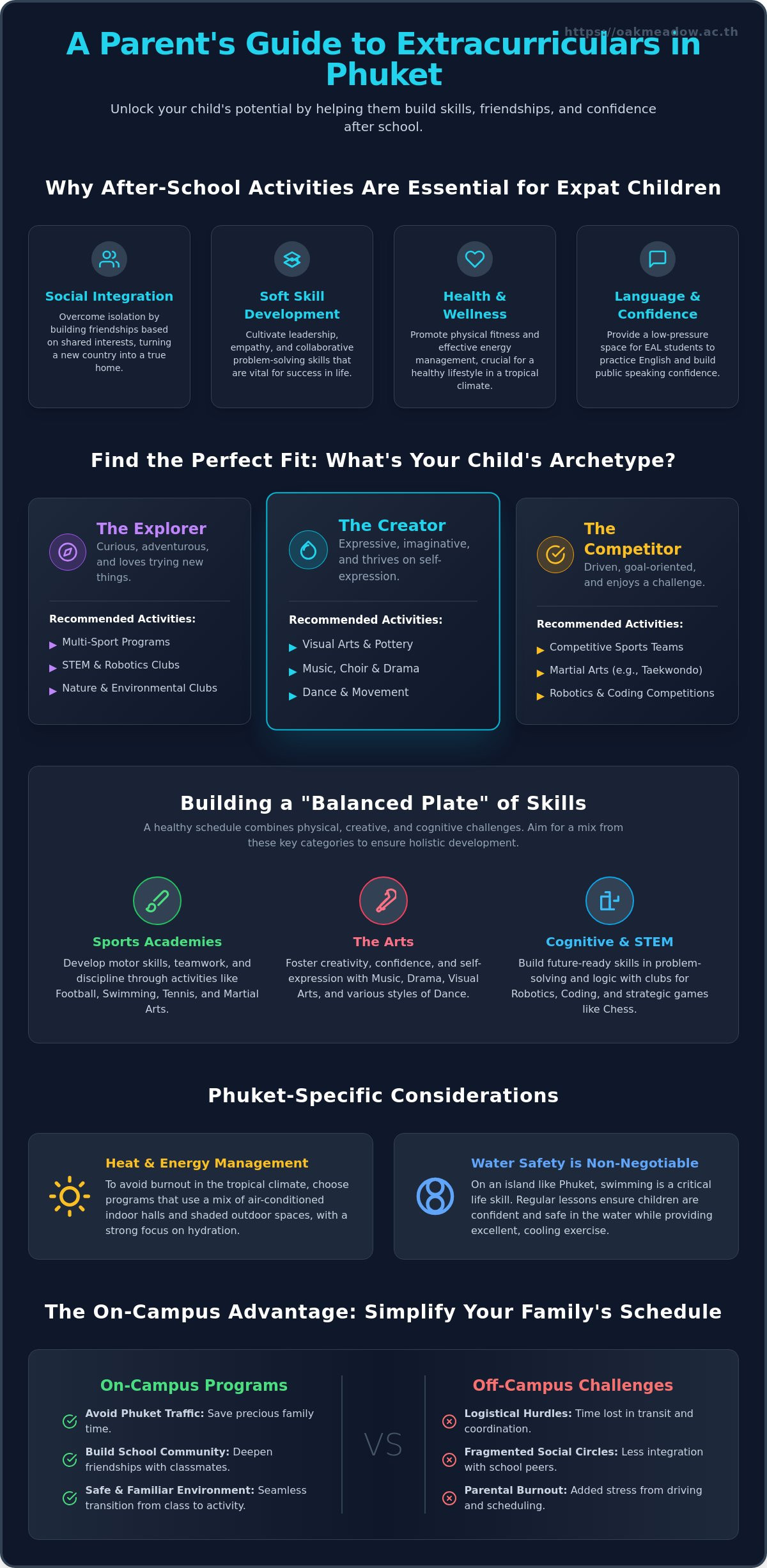 Extracurricular activities for primary school phuket