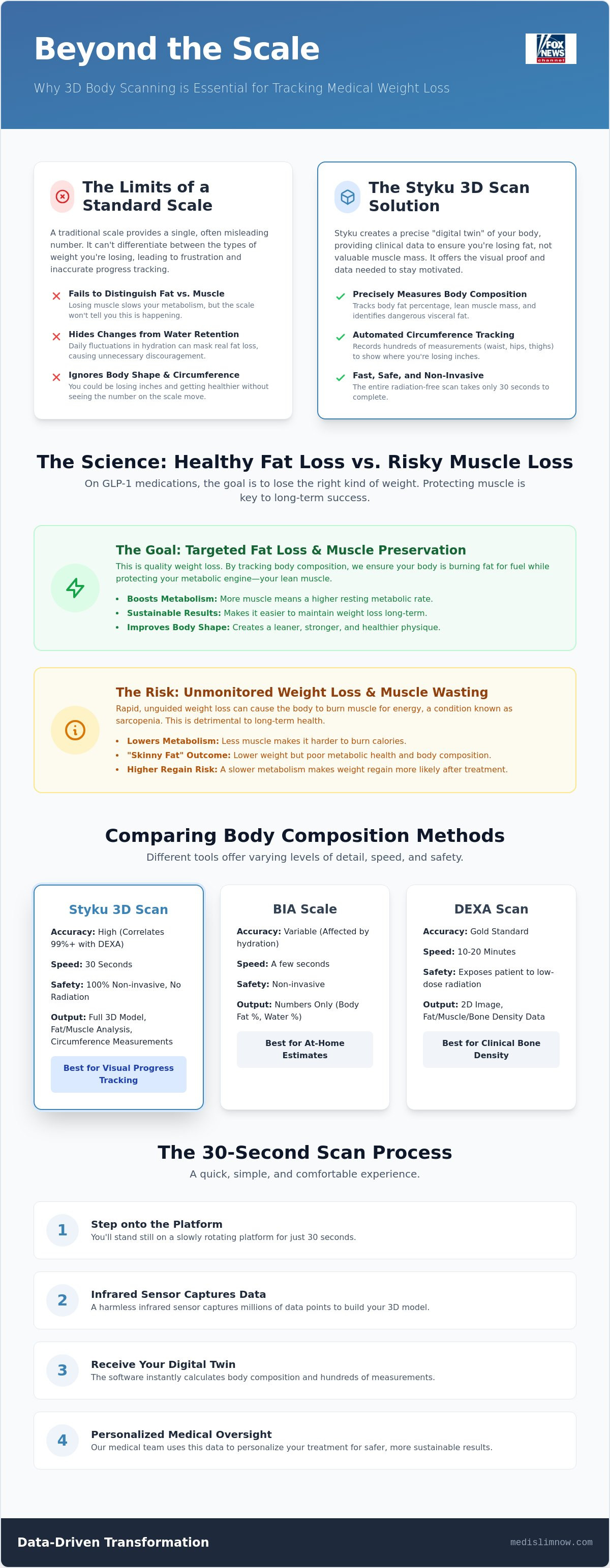 Tracking semaglutide results with styku