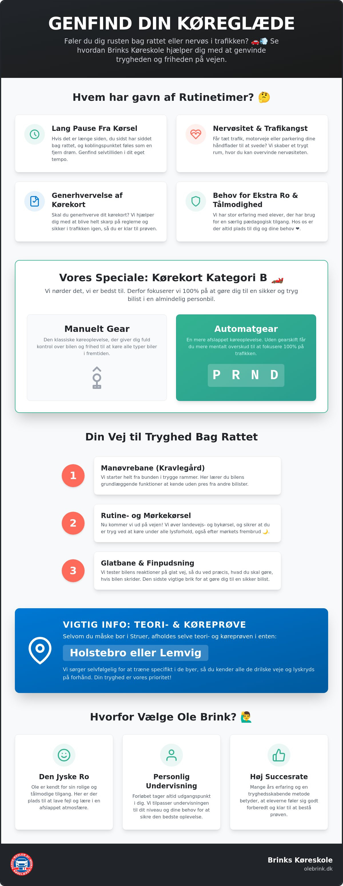 Rutinetimer kørekort Struer