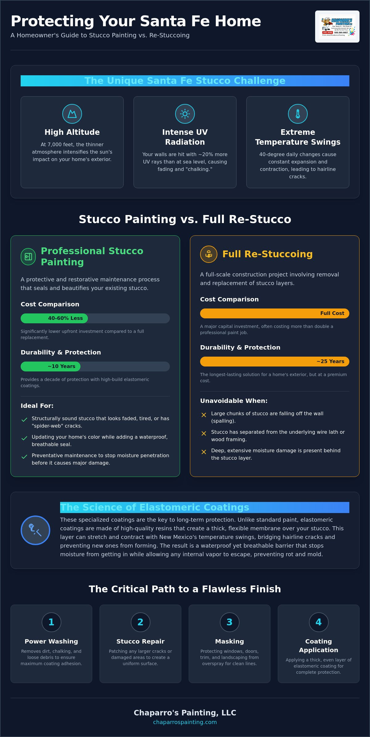 Stucco painting Santa Fe