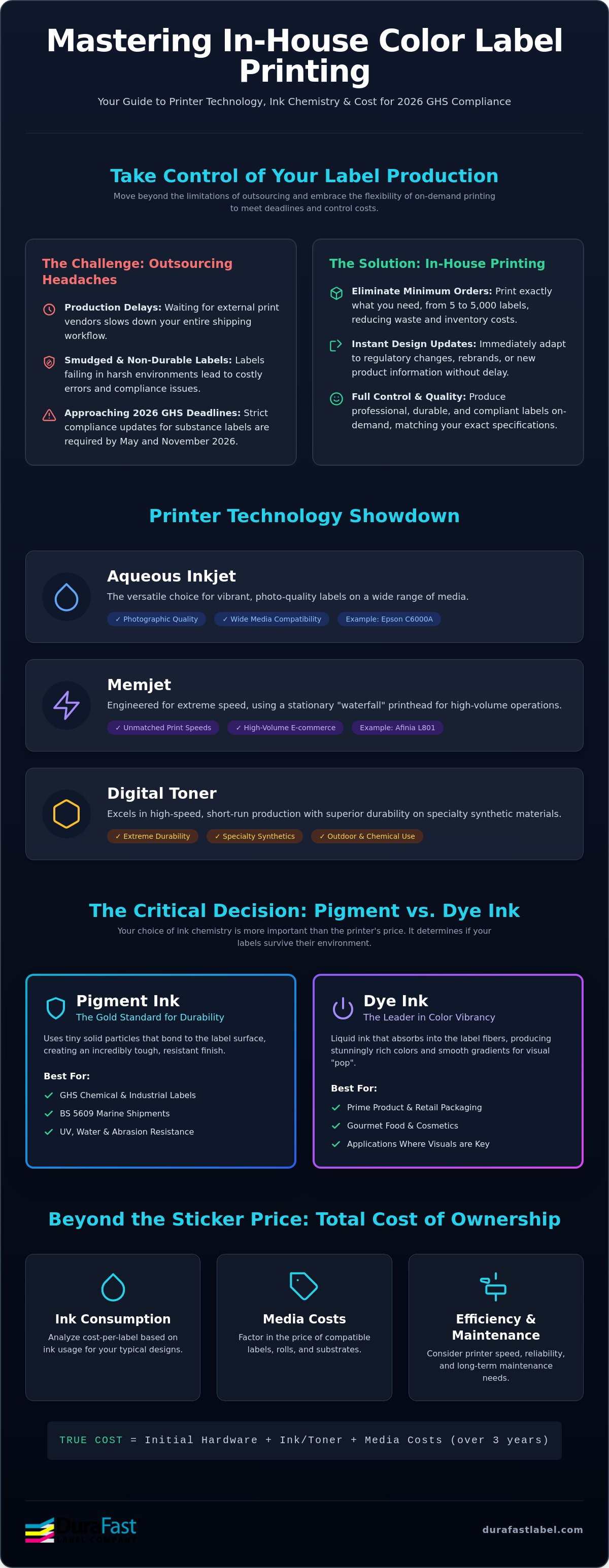 Color label printer