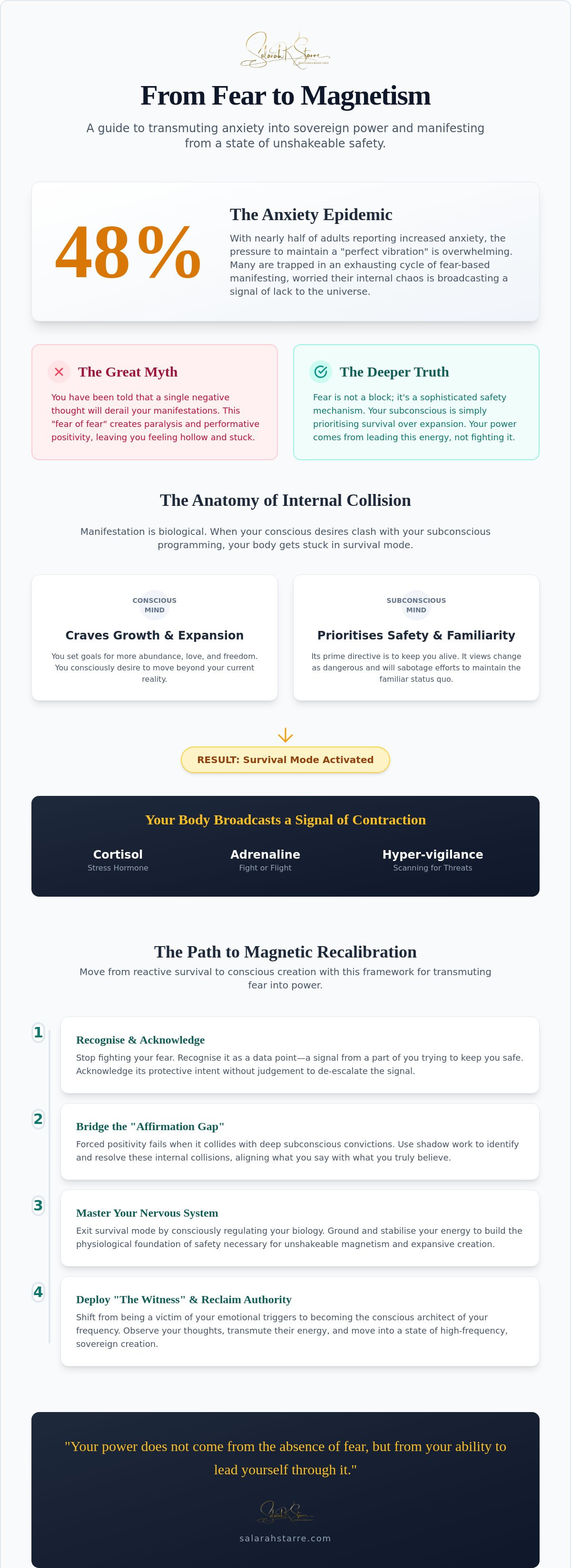 Fear-based manifesting
