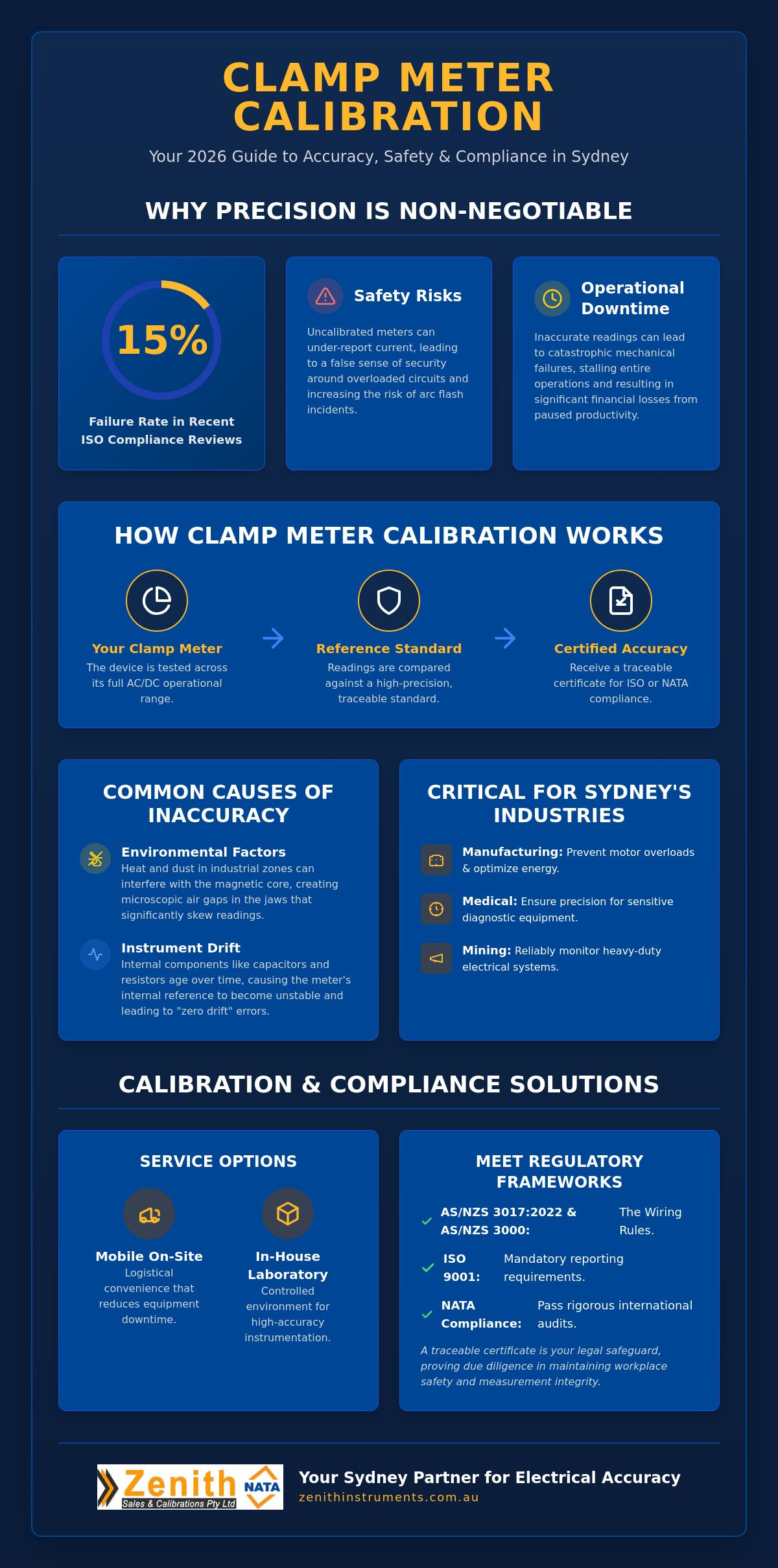 Clamp meter calibration sydney