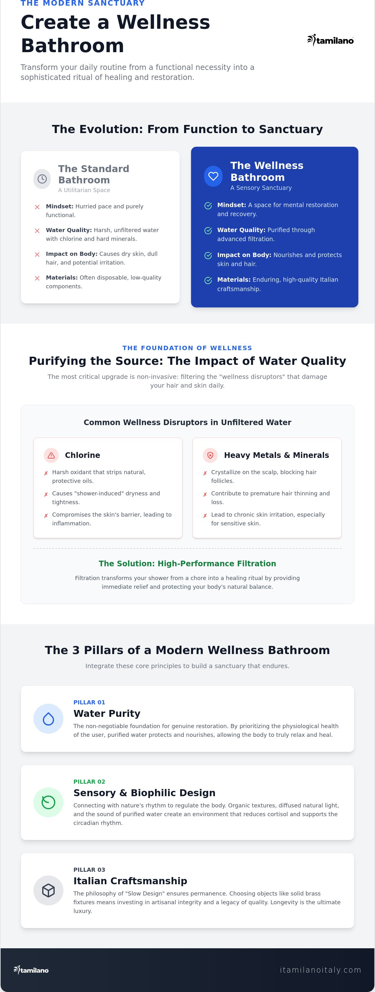 How to create a wellness bathroom