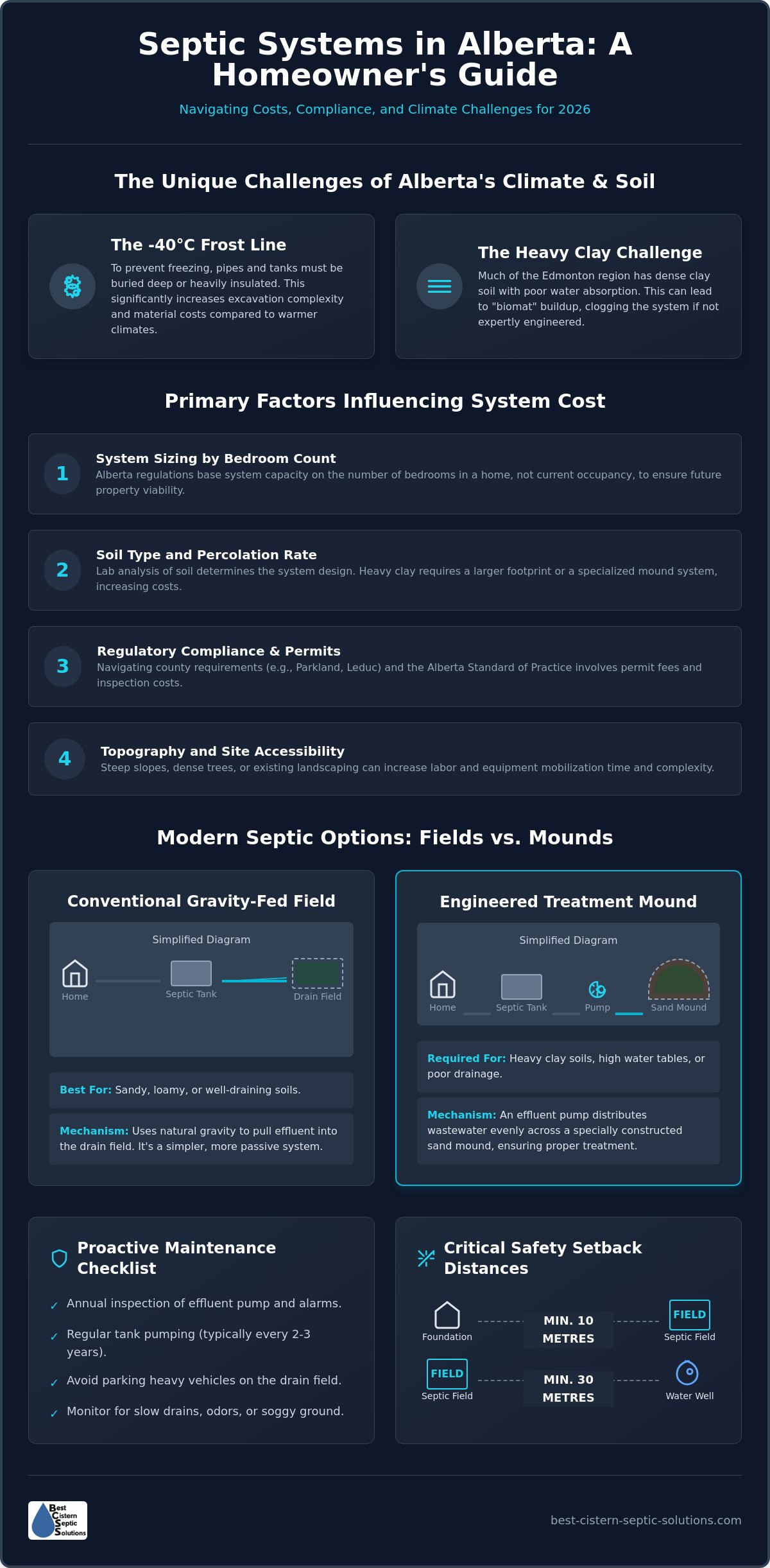 Septic system cost alberta