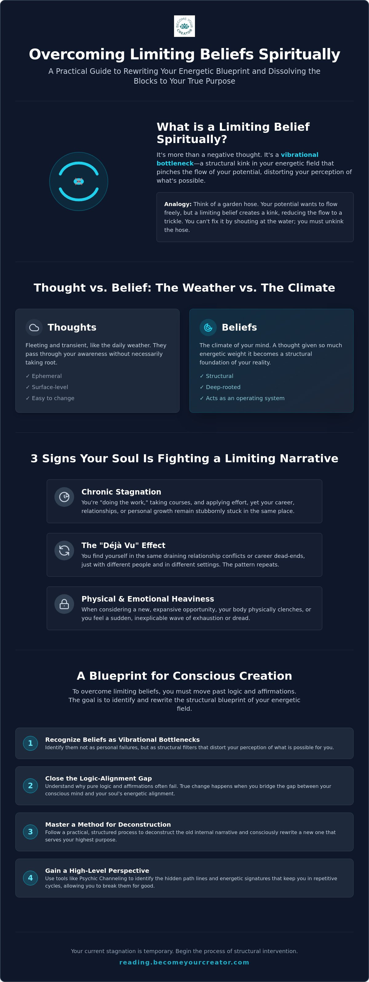 How to overcome limiting beliefs spiritually