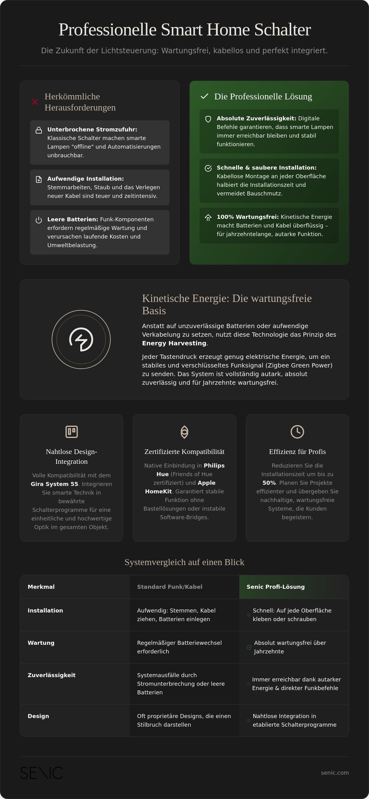 Smart home Schalter professionell
