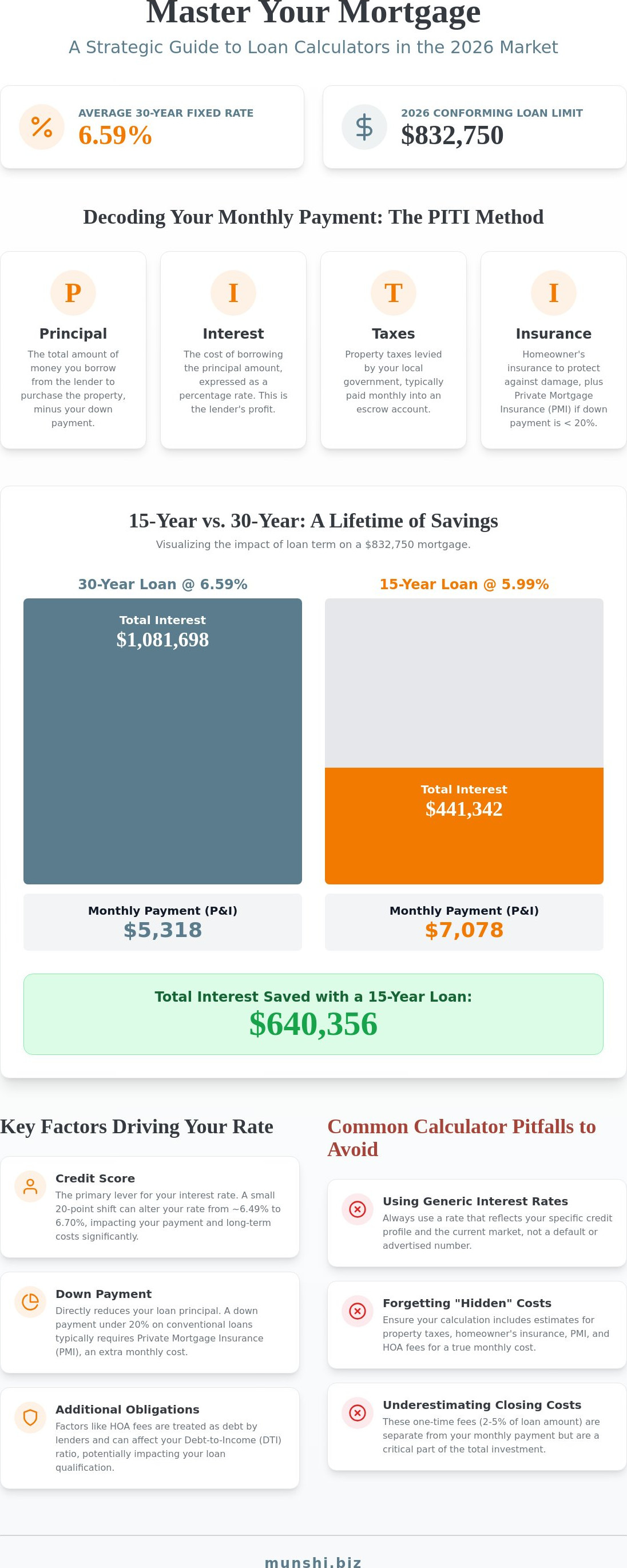 Loan calculator mortgage