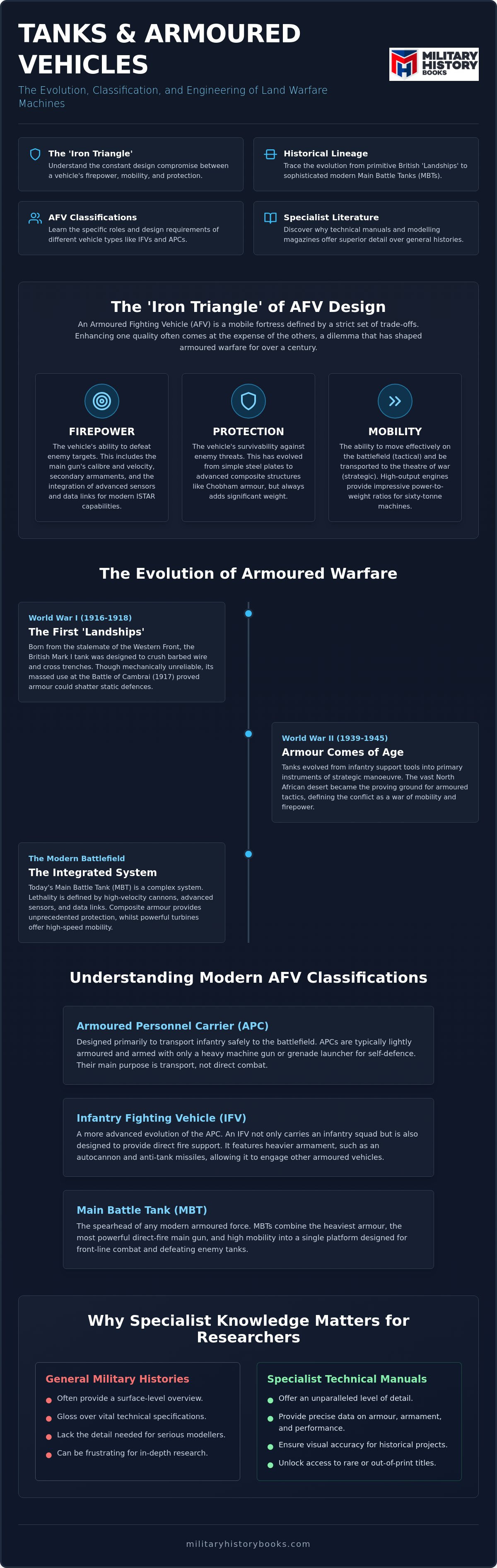 Tanks and armoured vehicles
