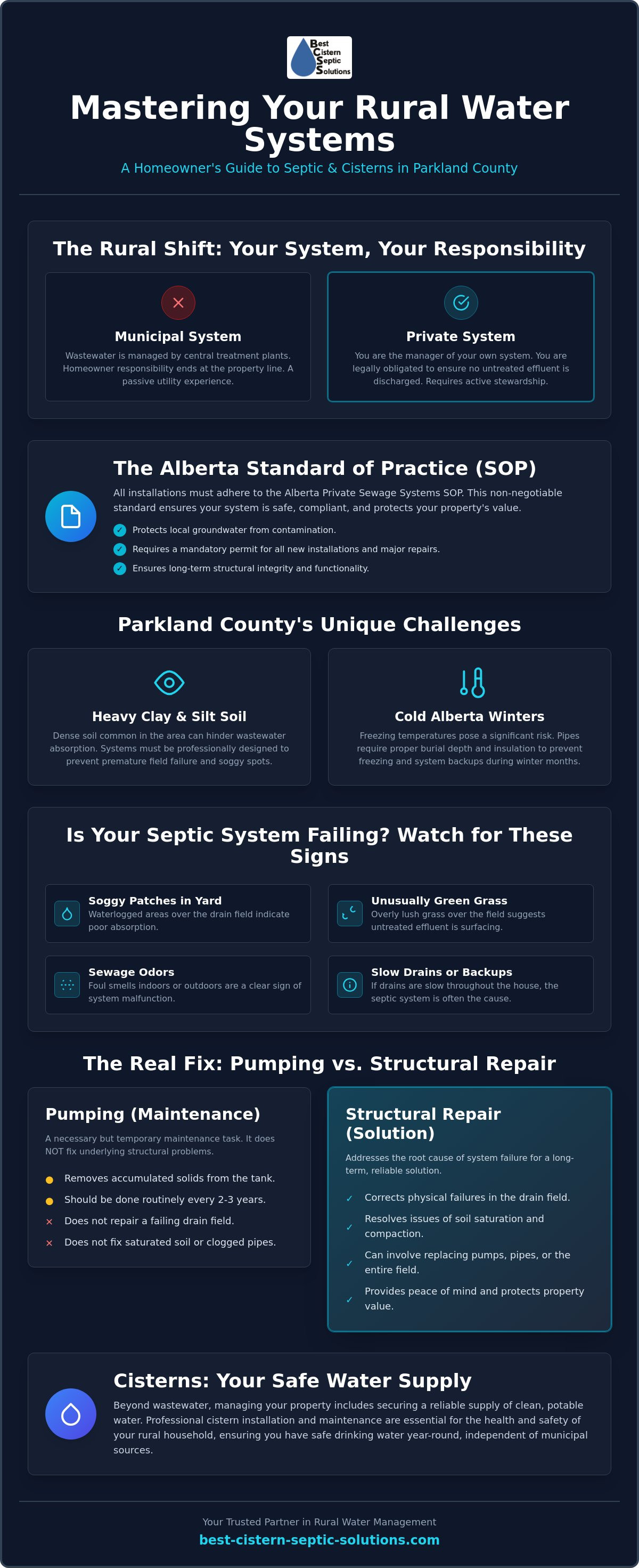 Septic installation parkland county