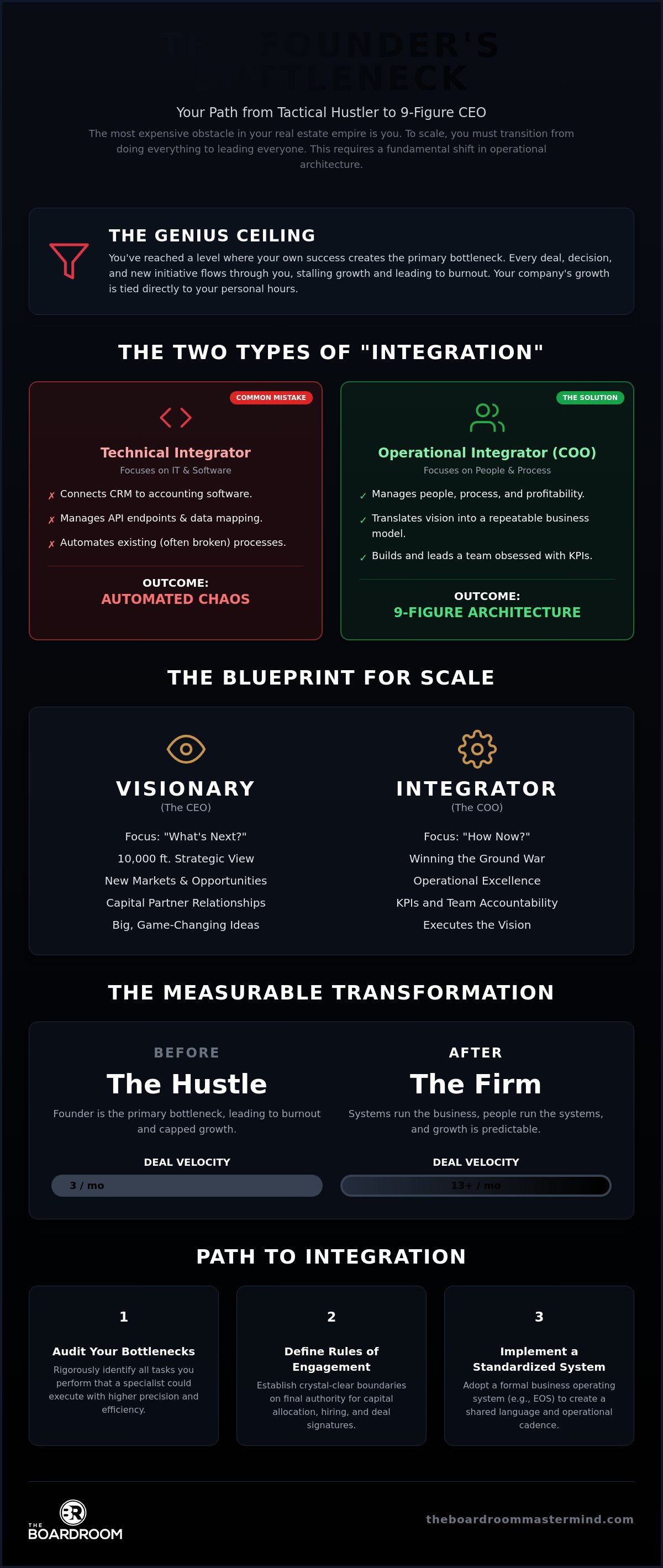 Visionary integrator relationship real estate
