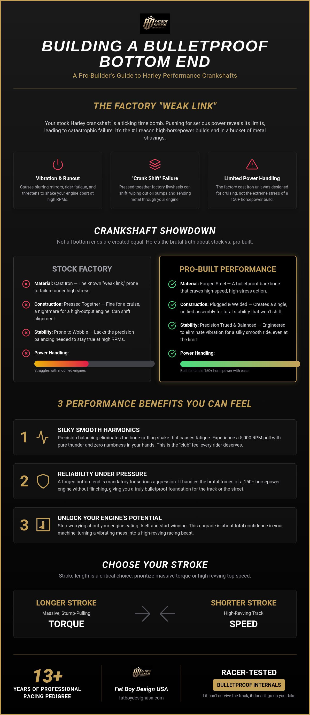 Harley performance crankshaft benefits
