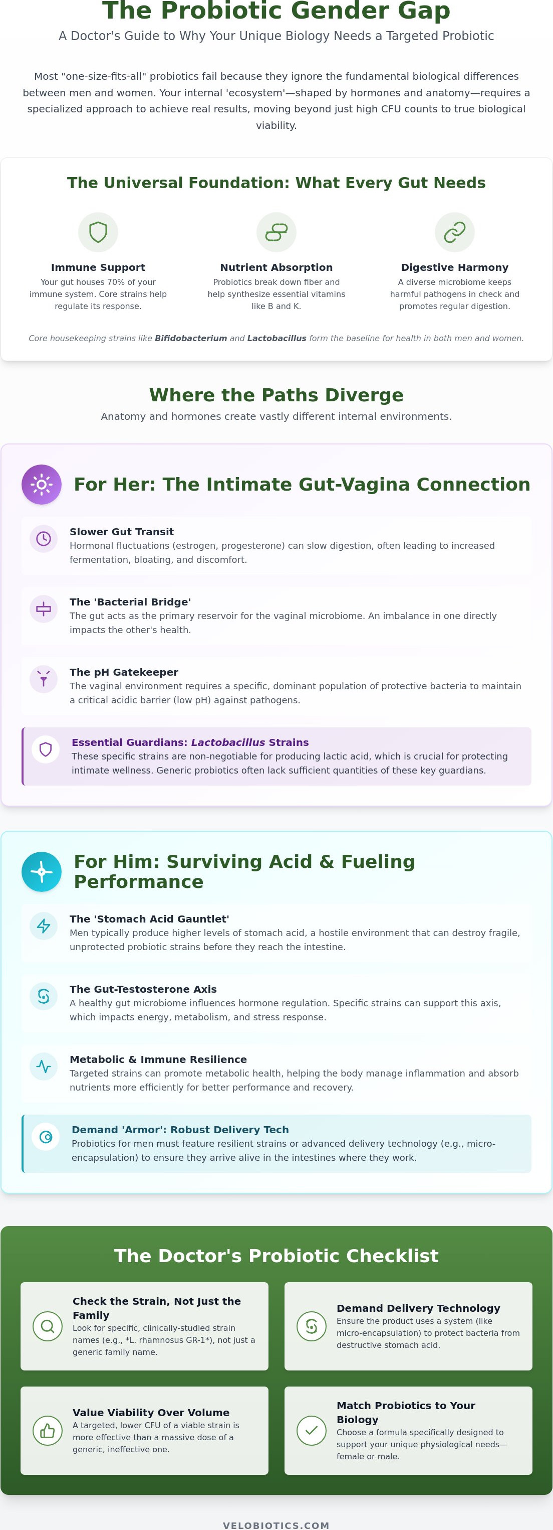 Do men and women need different probiotics