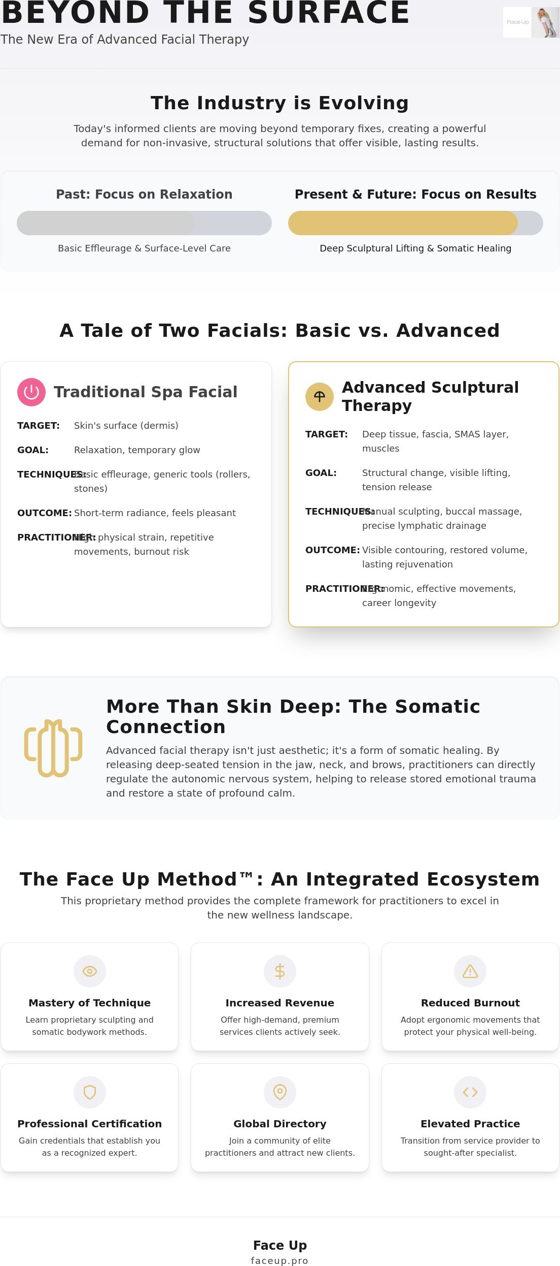Advanced facial massage techniques training