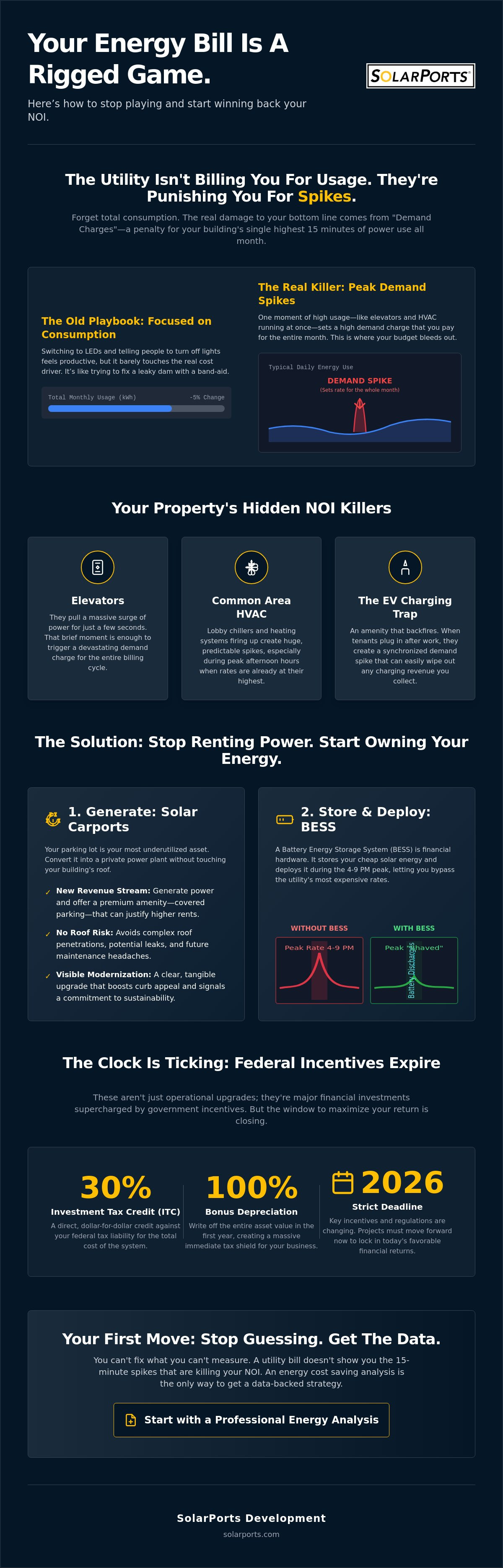 Reducing common area energy costs for apartments CA