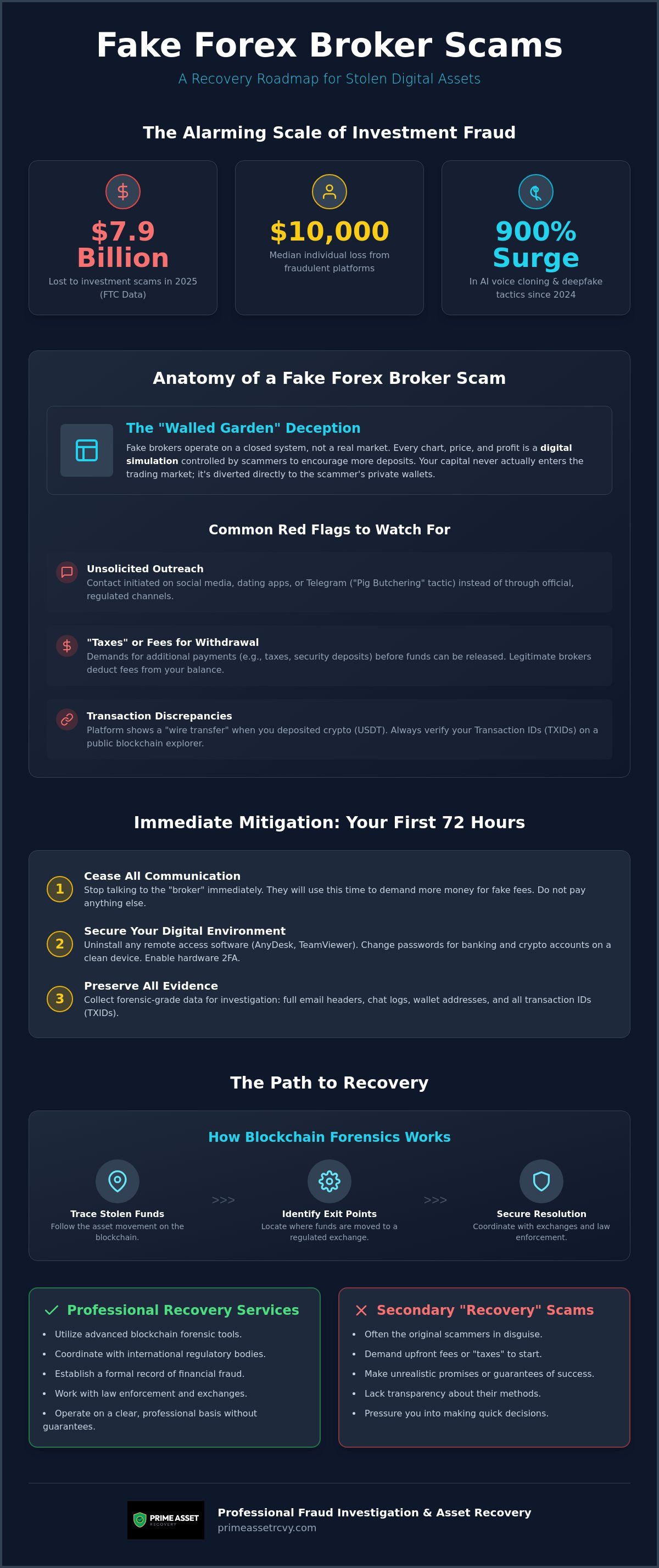 Fake forex broker recovery