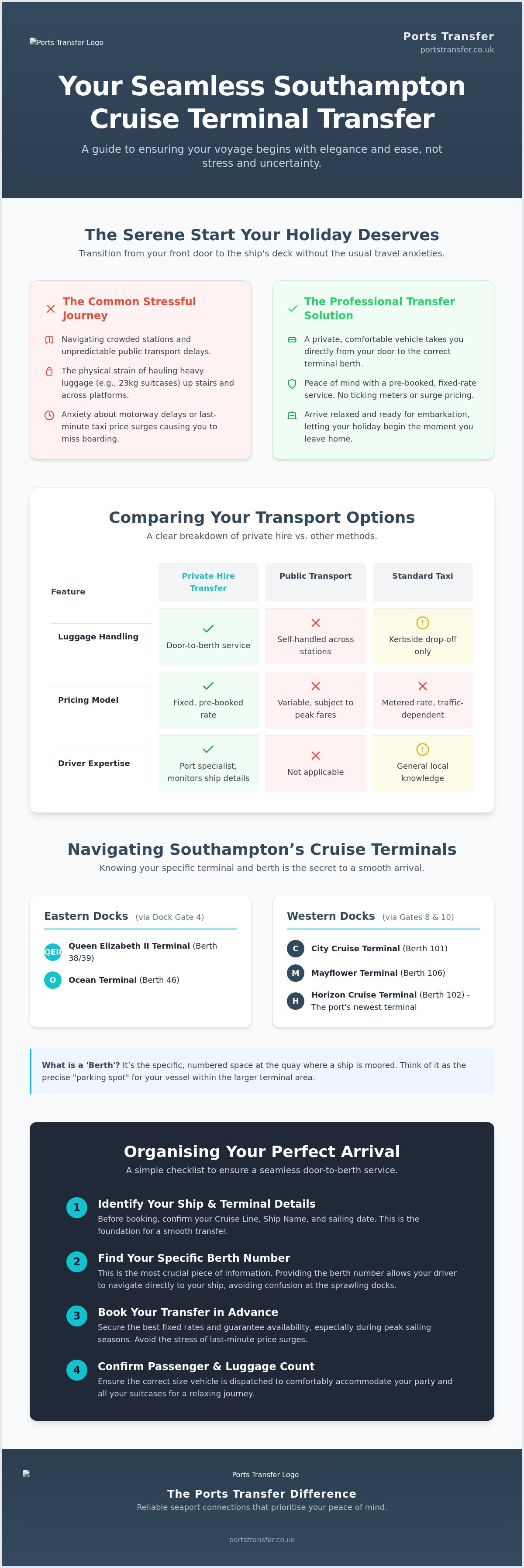 Southampton cruise terminal transfer