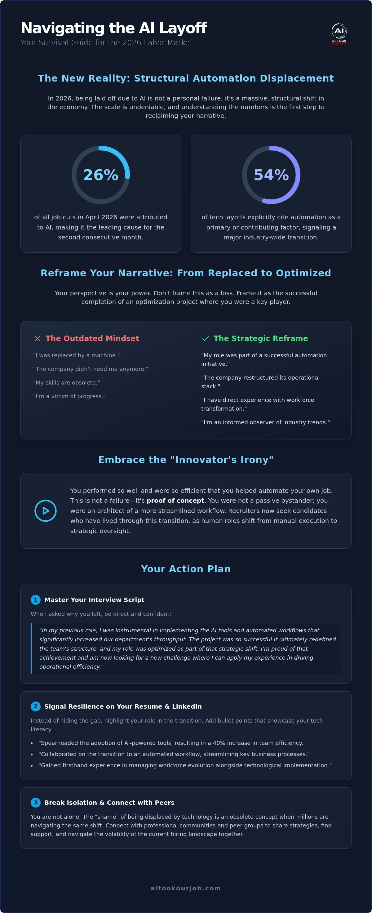 How to explain being laid off due to automation