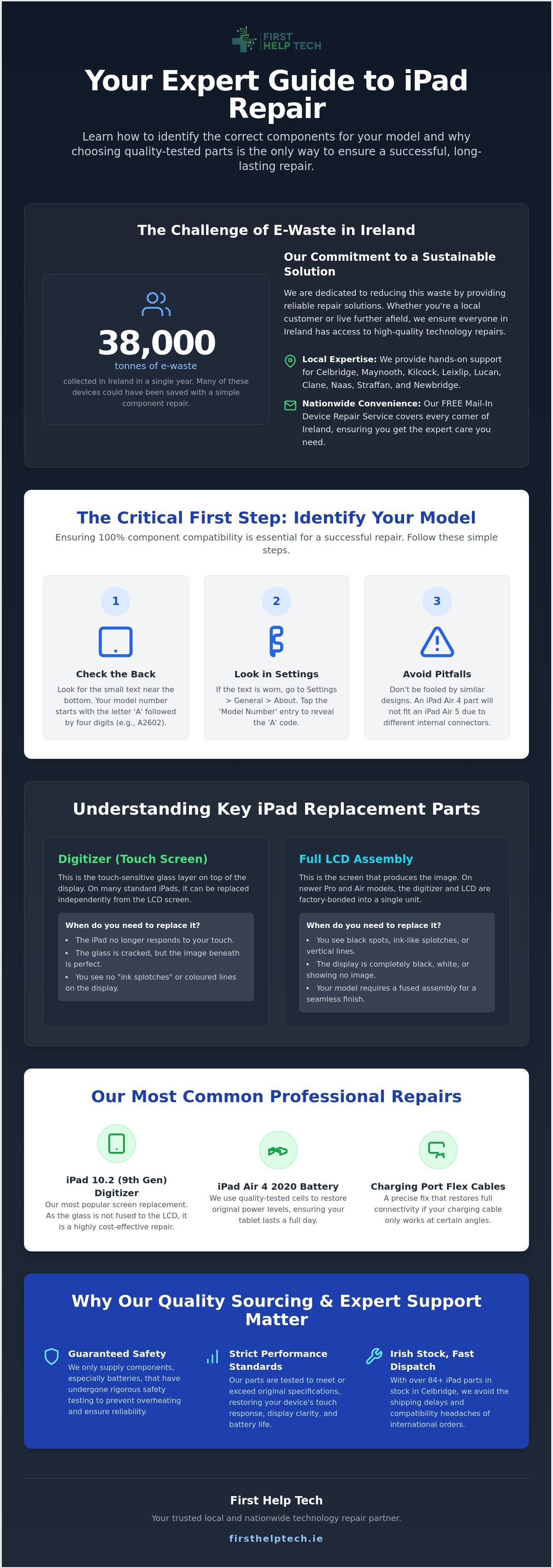Ipad replacement parts