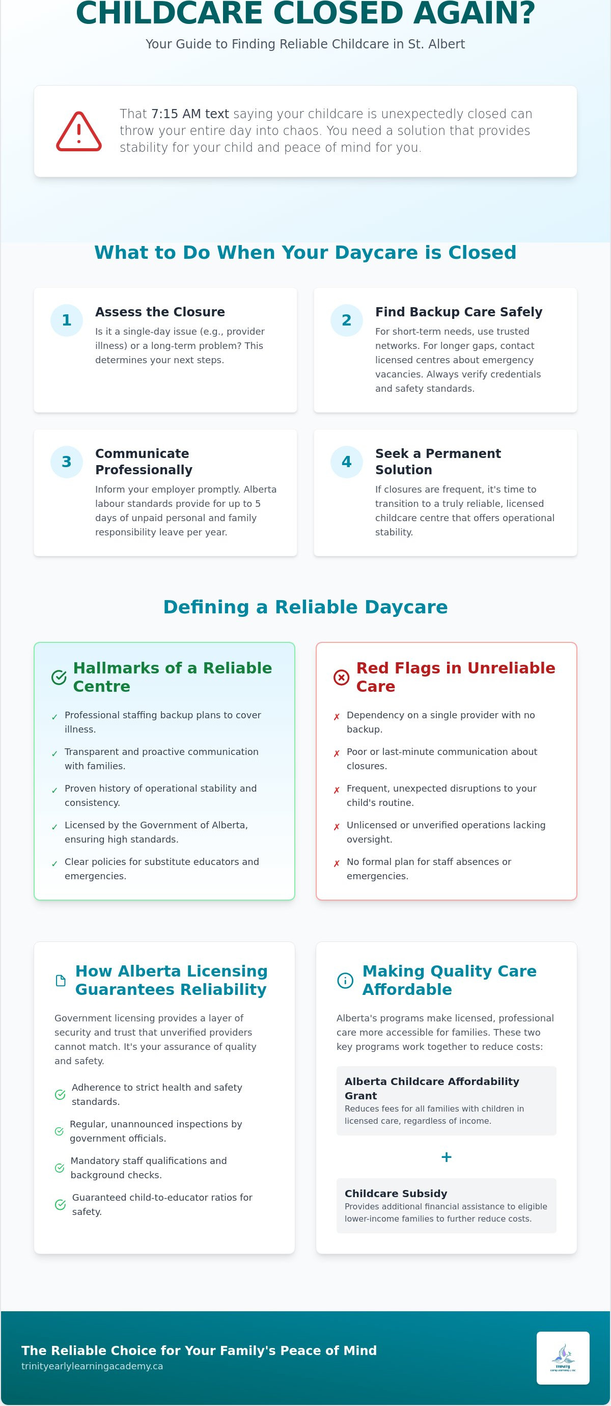 Reliable daycare St. Albert