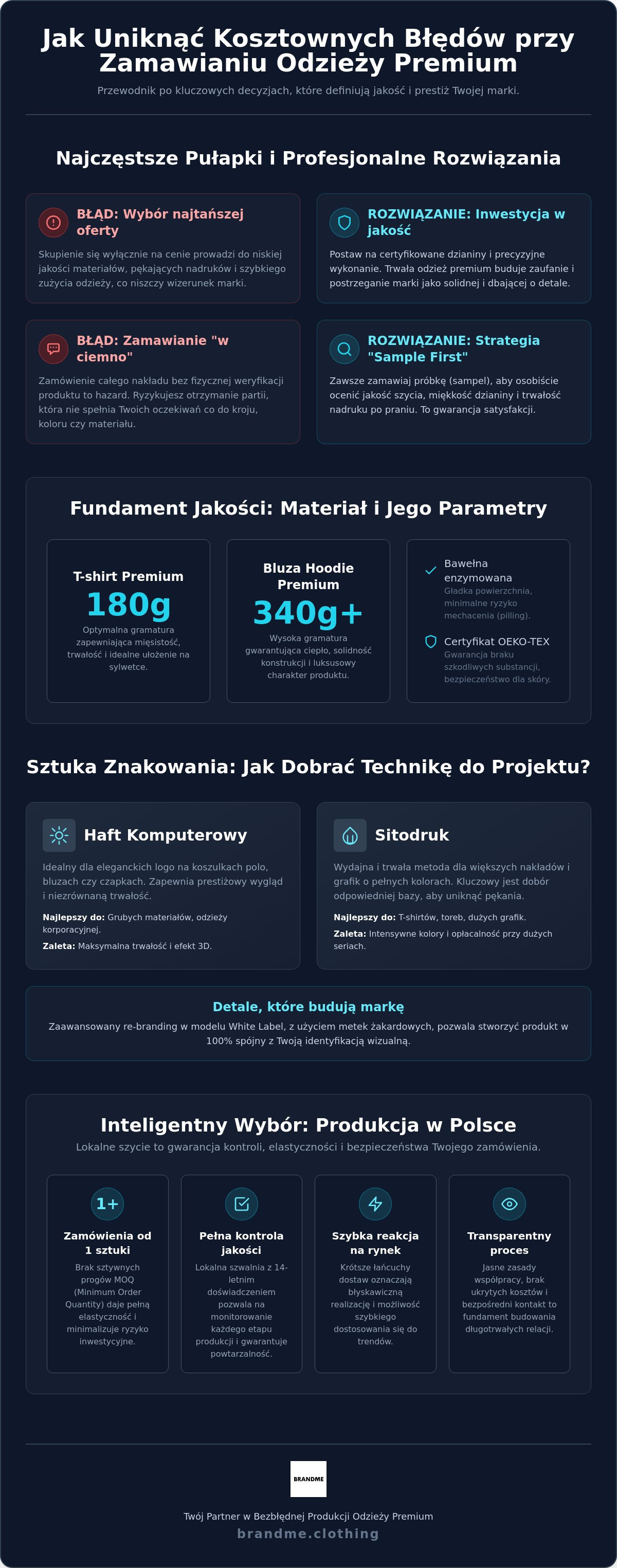Jak uniknąć błędów przy zamawianiu odzieży
