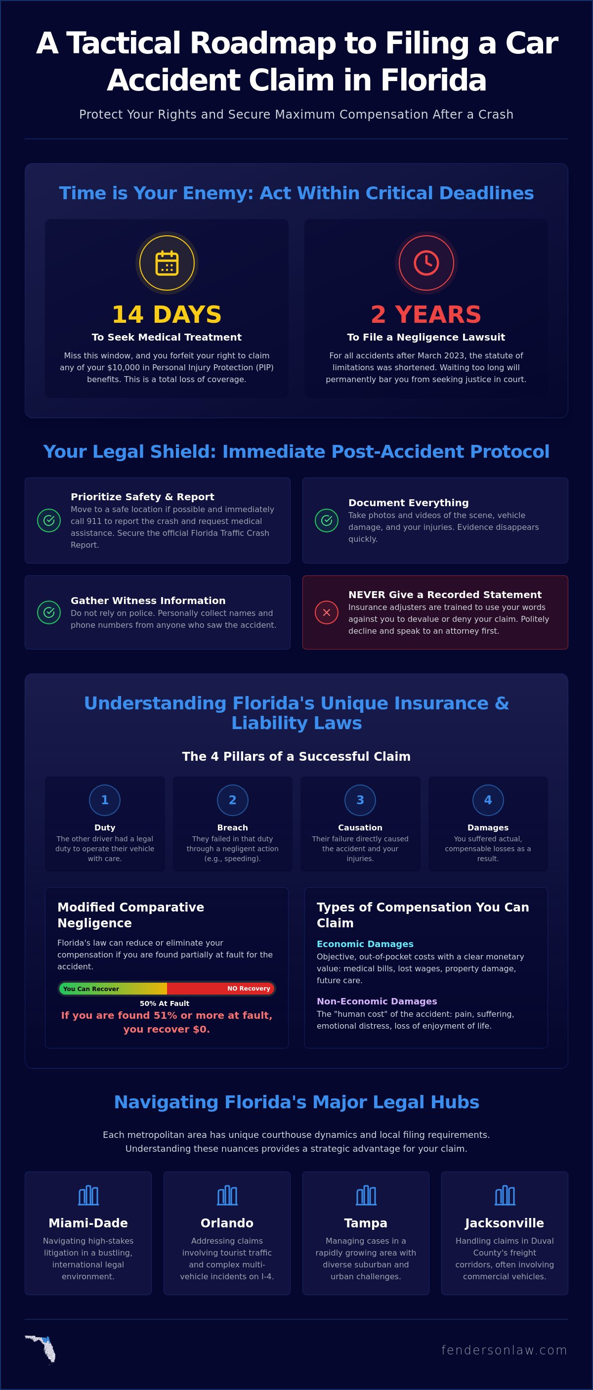 How to file a car accident claim in Florida