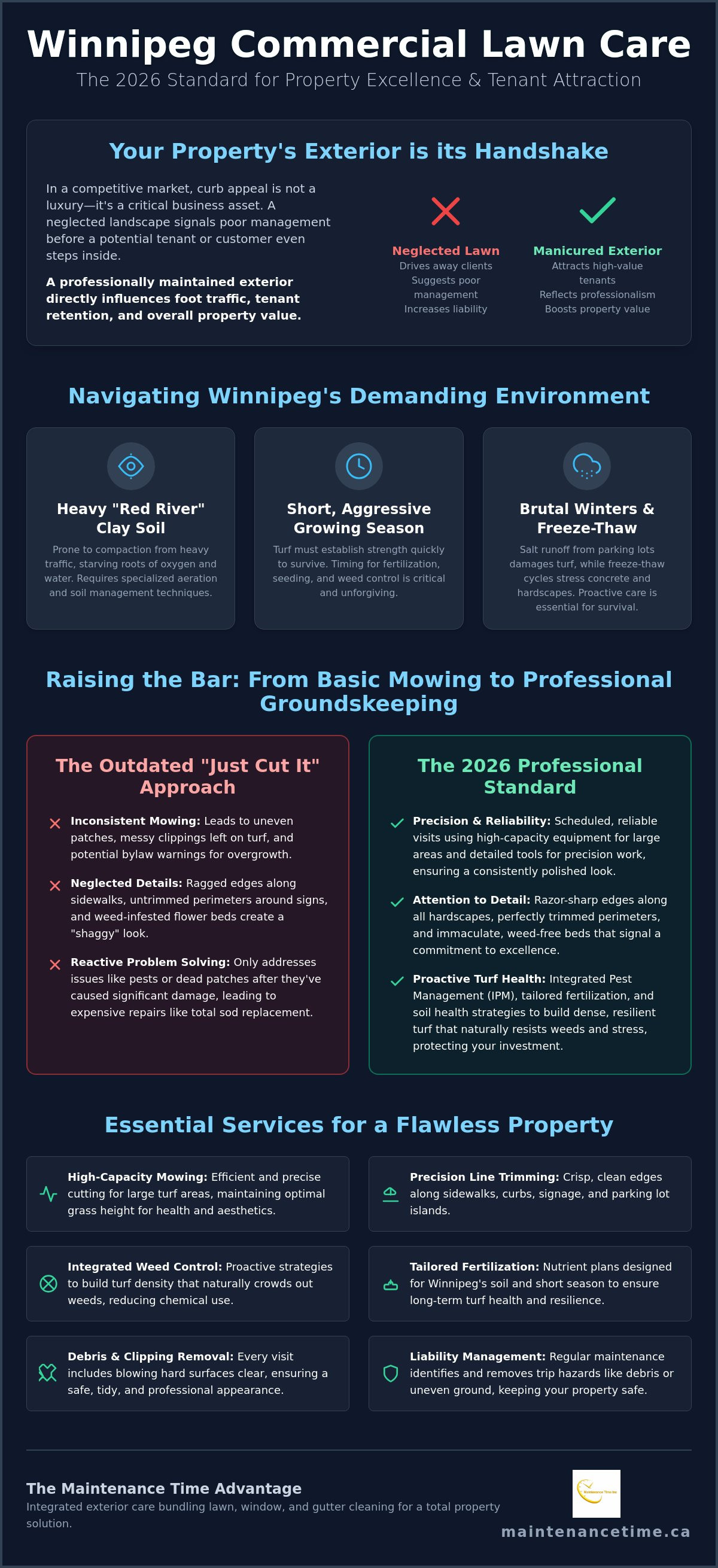 Commercial lawn care Winnipeg