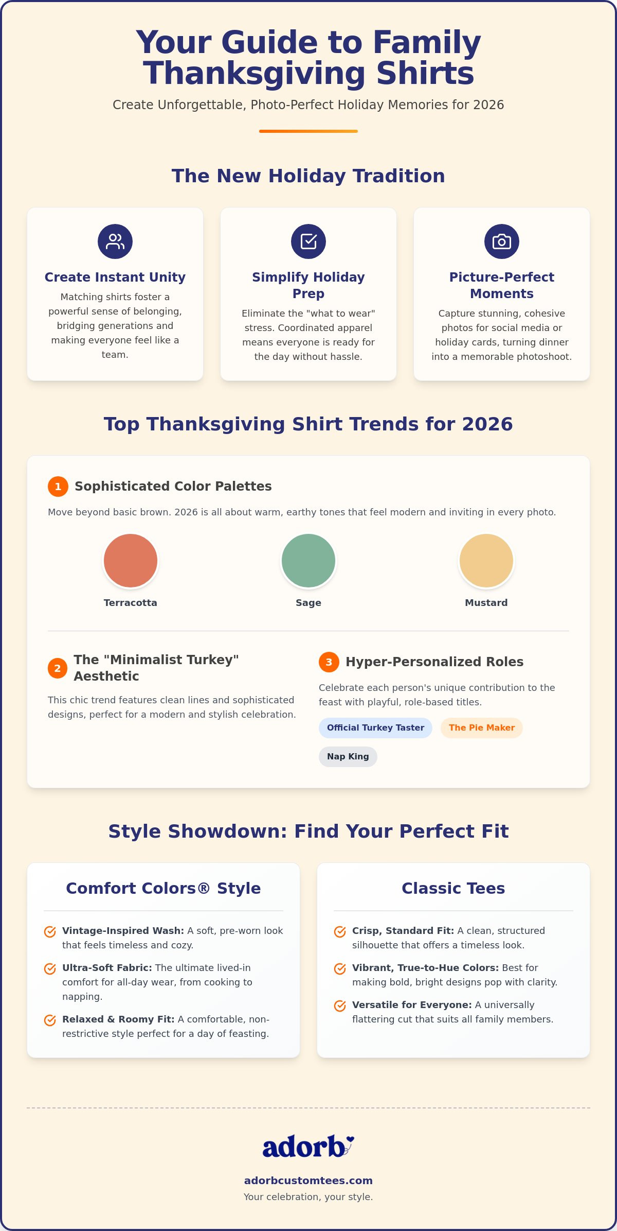 Family thanksgiving shirts