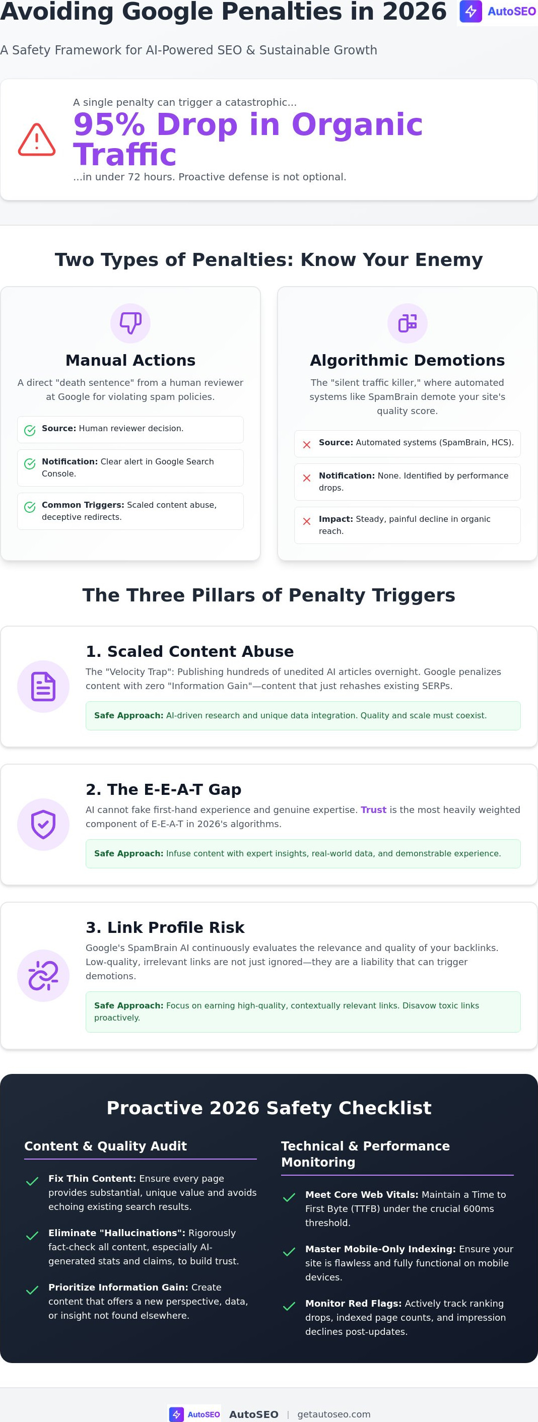 Avoiding google penalties 2026