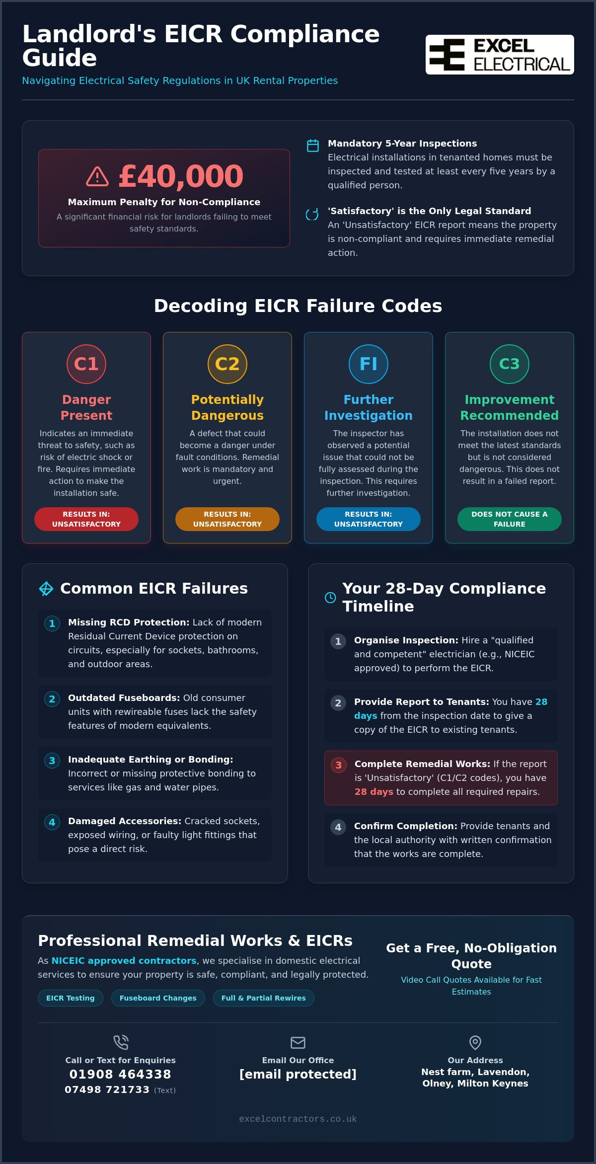 Common EICR failures in rental properties
