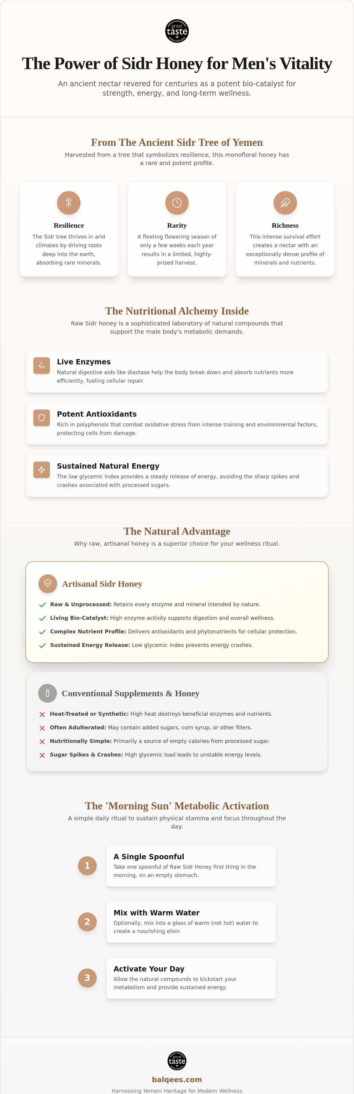 Sidr honey for men's health