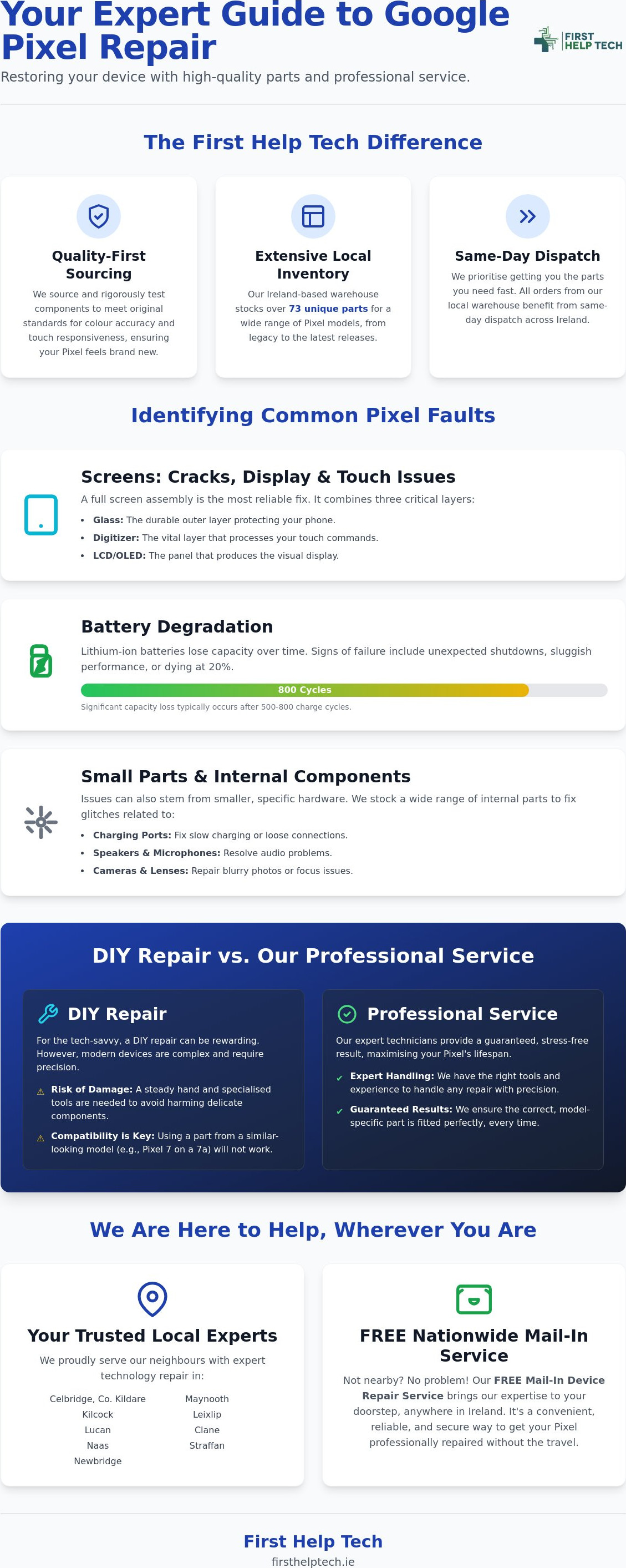 Google pixel phone replacement parts